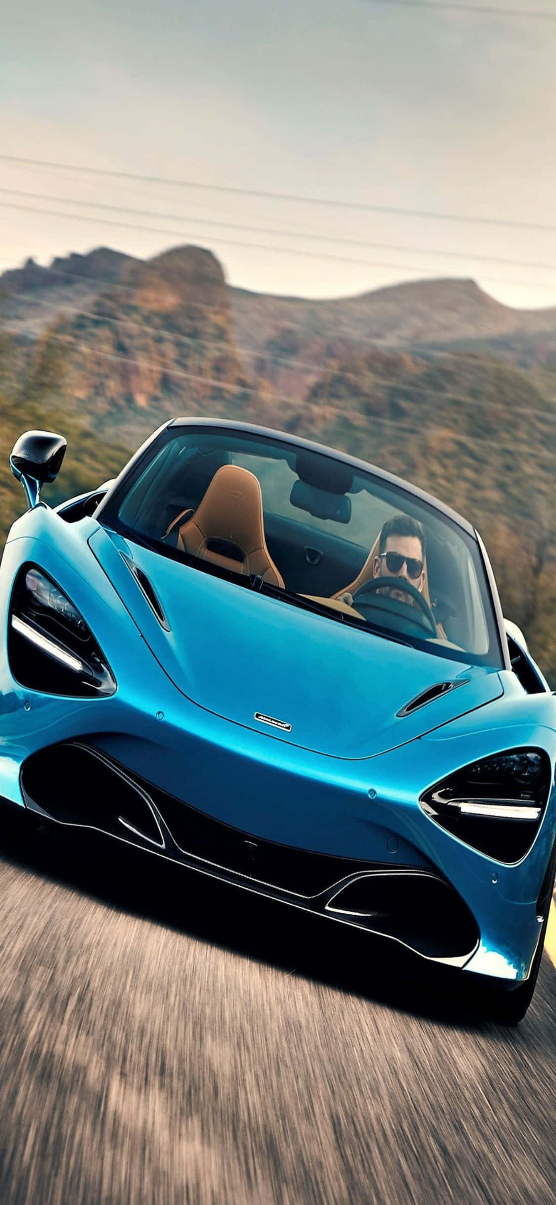 El iPhone X se encuentra con el icónico McLaren 720s Fondos de pantalla