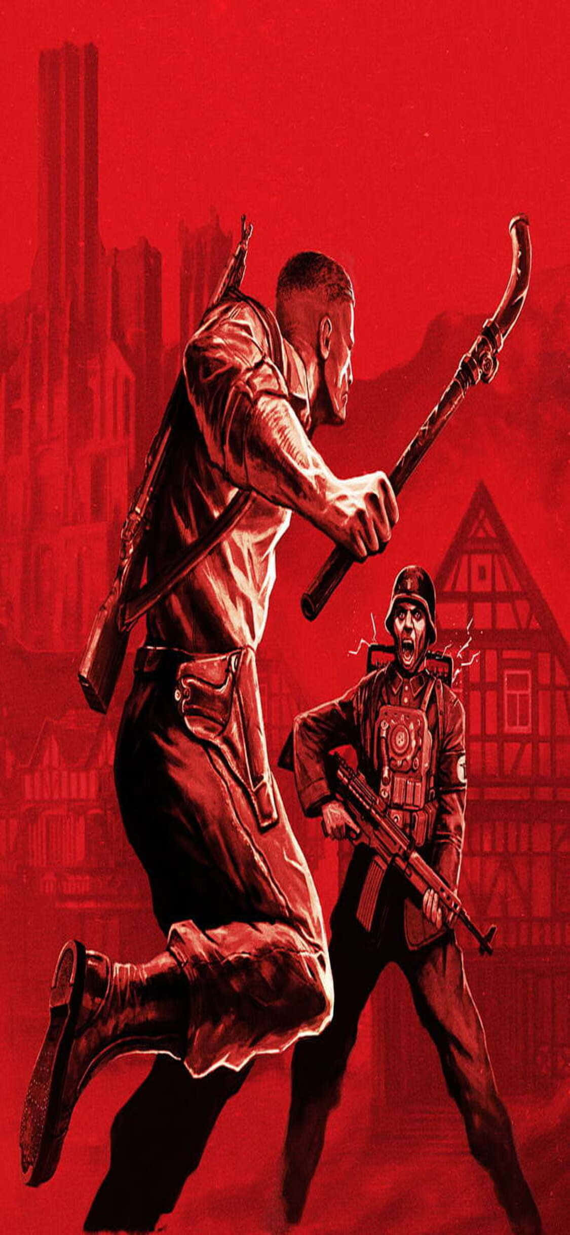 El iPhone Xs con el último videojuego ‘Wolfenstein II’ Fondos de pantalla