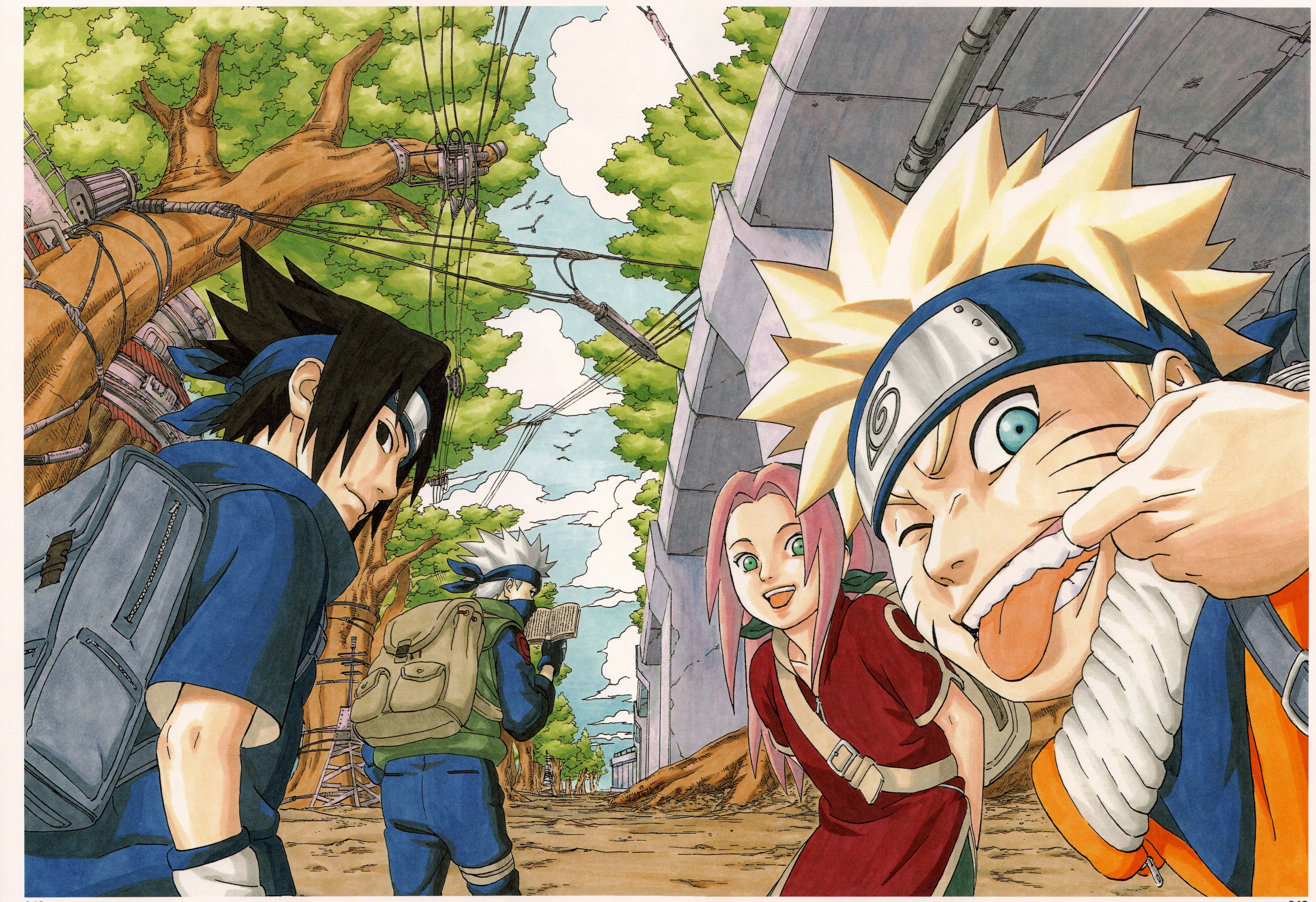 El legendario Equipo 7 de Konoha Fondos de pantalla