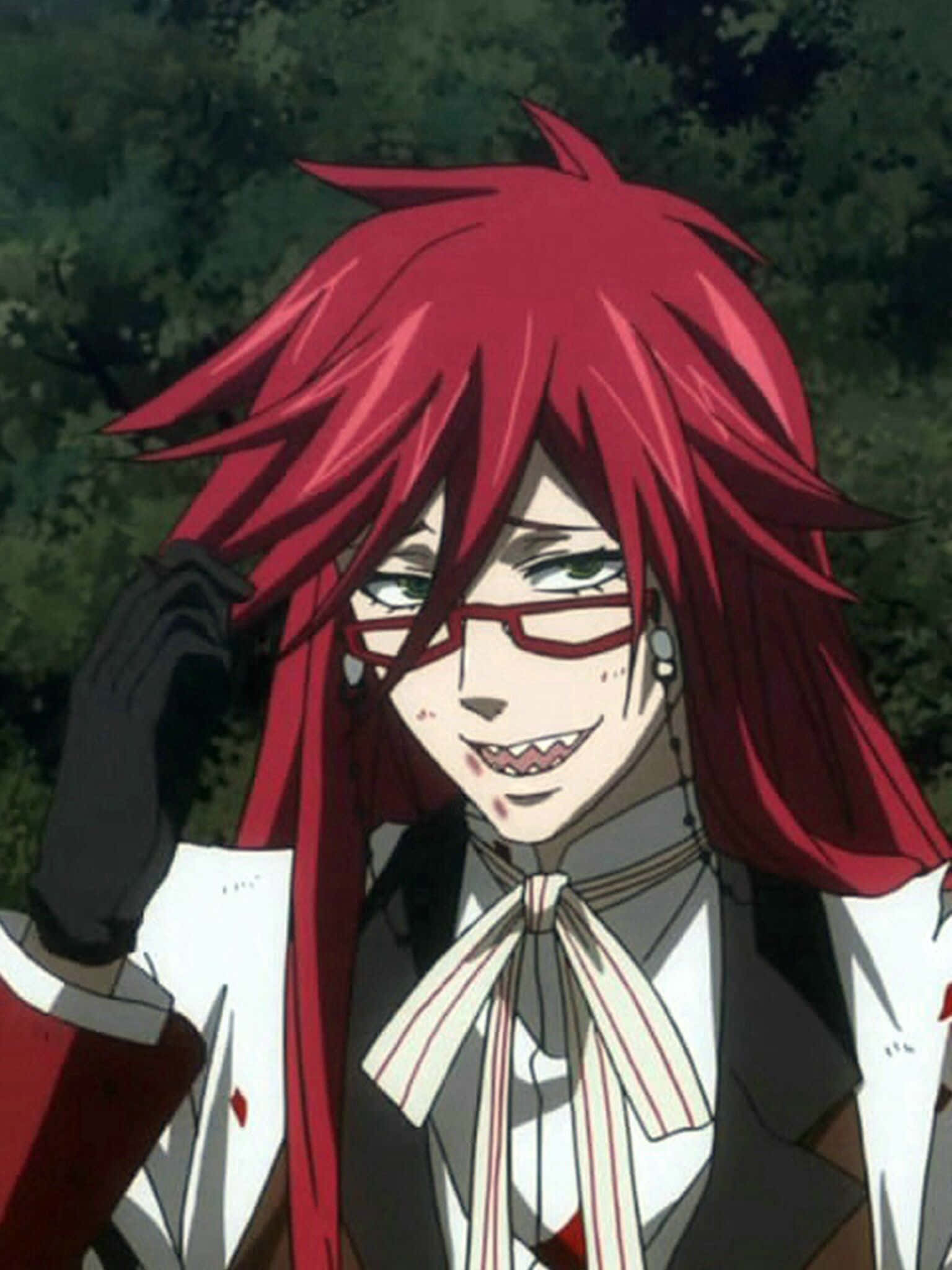 El llamativo Segador, Grell Sutcliff, sobre un fondo rojo. Fondos de pantalla