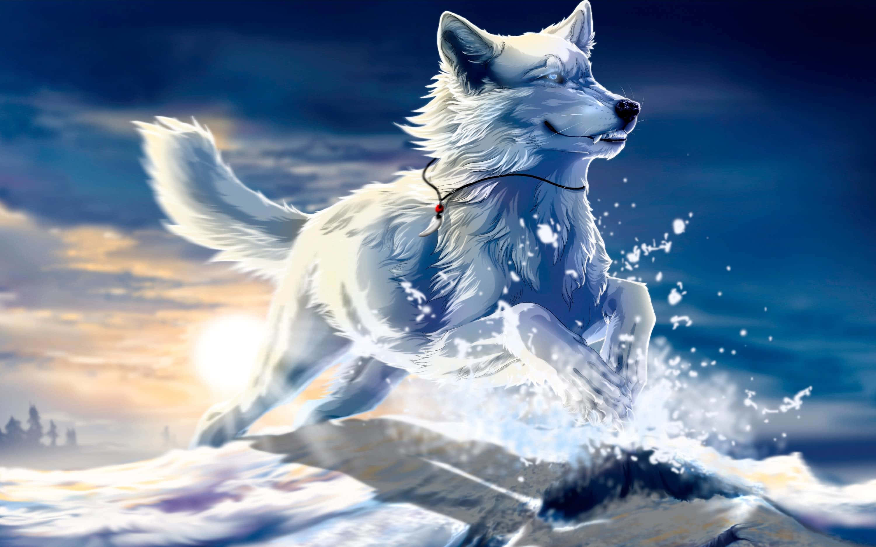 El Lobo Más Genial del Lugar Fondos de pantalla