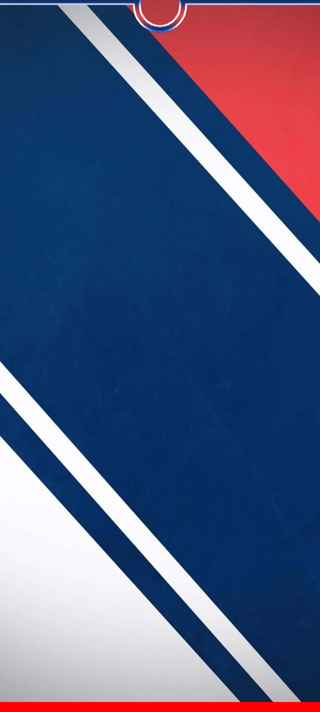 el logotipo de los New York Rangers se muestra sobre un fondo azul y rojo Fondos de pantalla