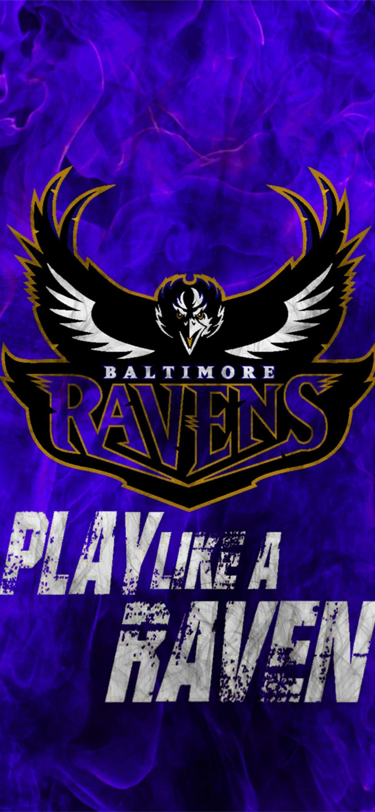 El logotipo oficial de los Baltimore Ravens, que representa una rica historia y tradición de grandeza en el fútbol americano Fondos de pantalla