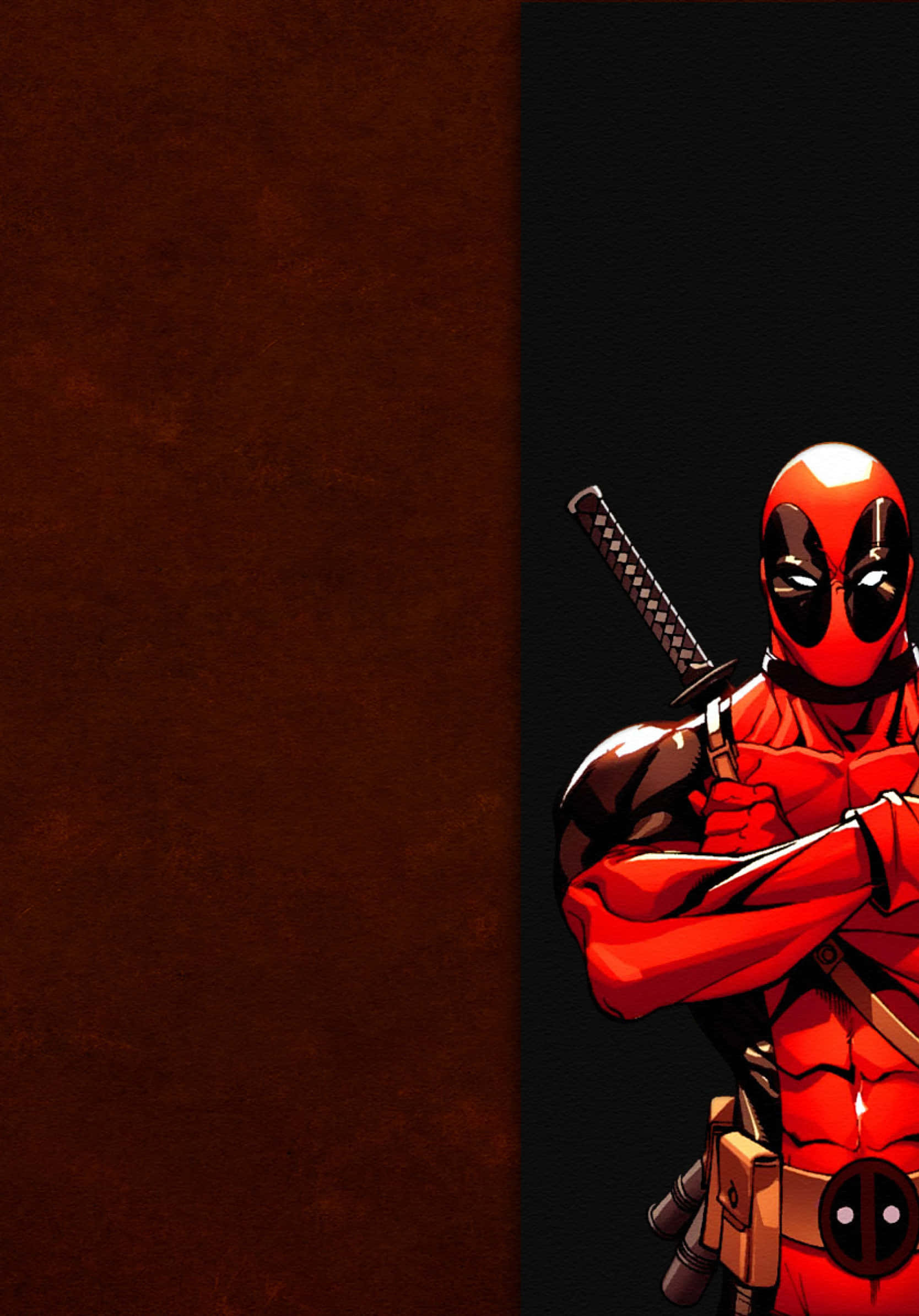 El mercenario más buscado del pueblo - Deadpool Negro. Fondos de pantalla