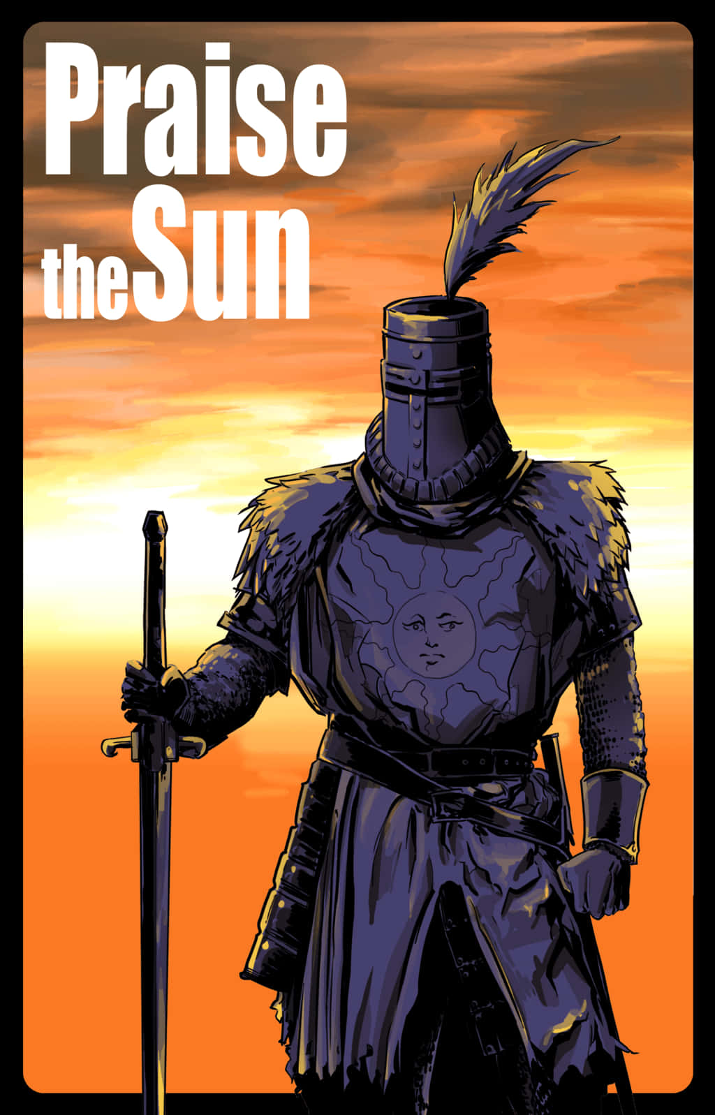 El No Muerto Elegido, Solaire de Astora, presta su fuerza a la causa Fondos de pantalla