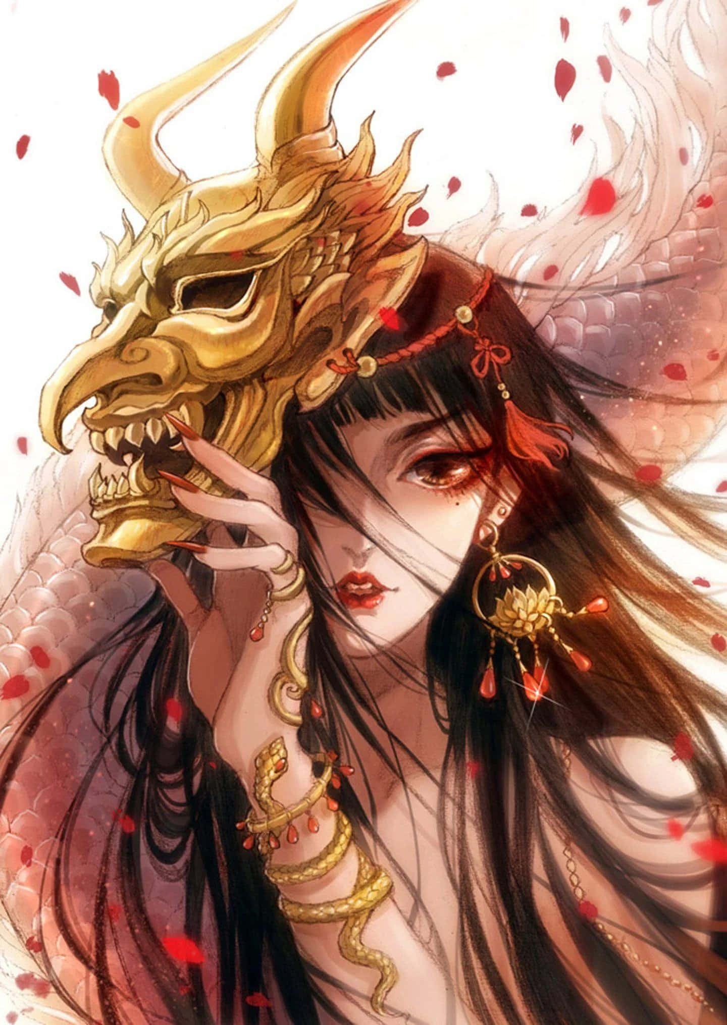 El Oscuro Poder del Demonio Anime Fondos de pantalla