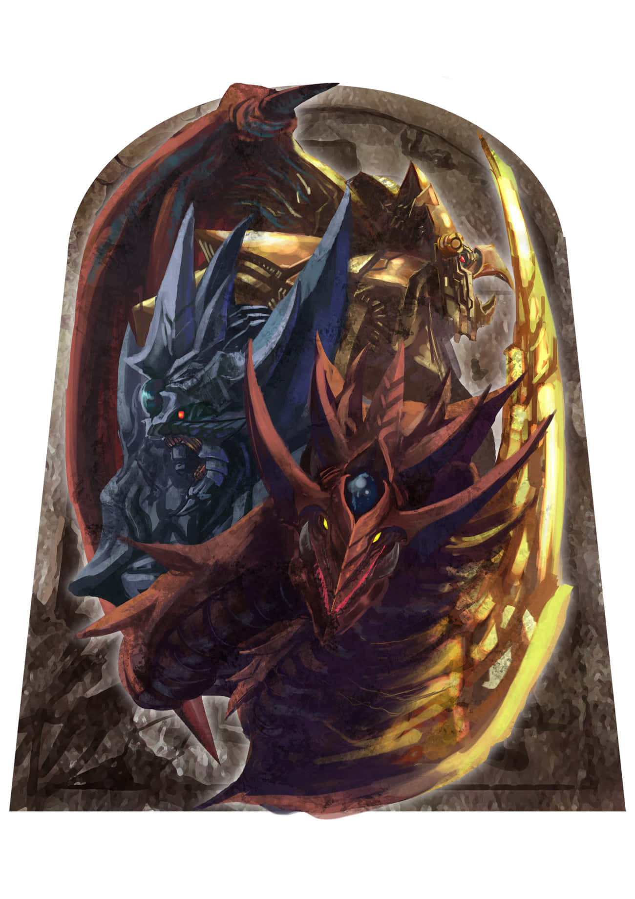 El Poderoso Dragón Alado de Ra Desatado Fondos de pantalla