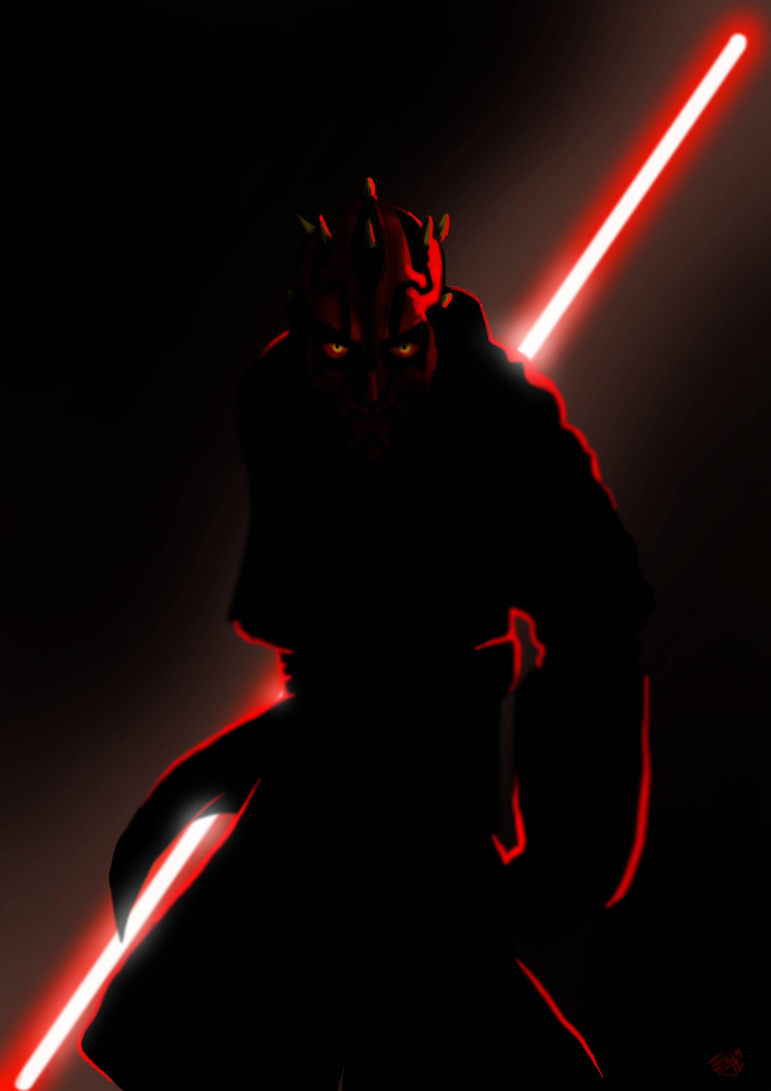 El Señor Sith Darth Maul Está Aquí Fondos de pantalla