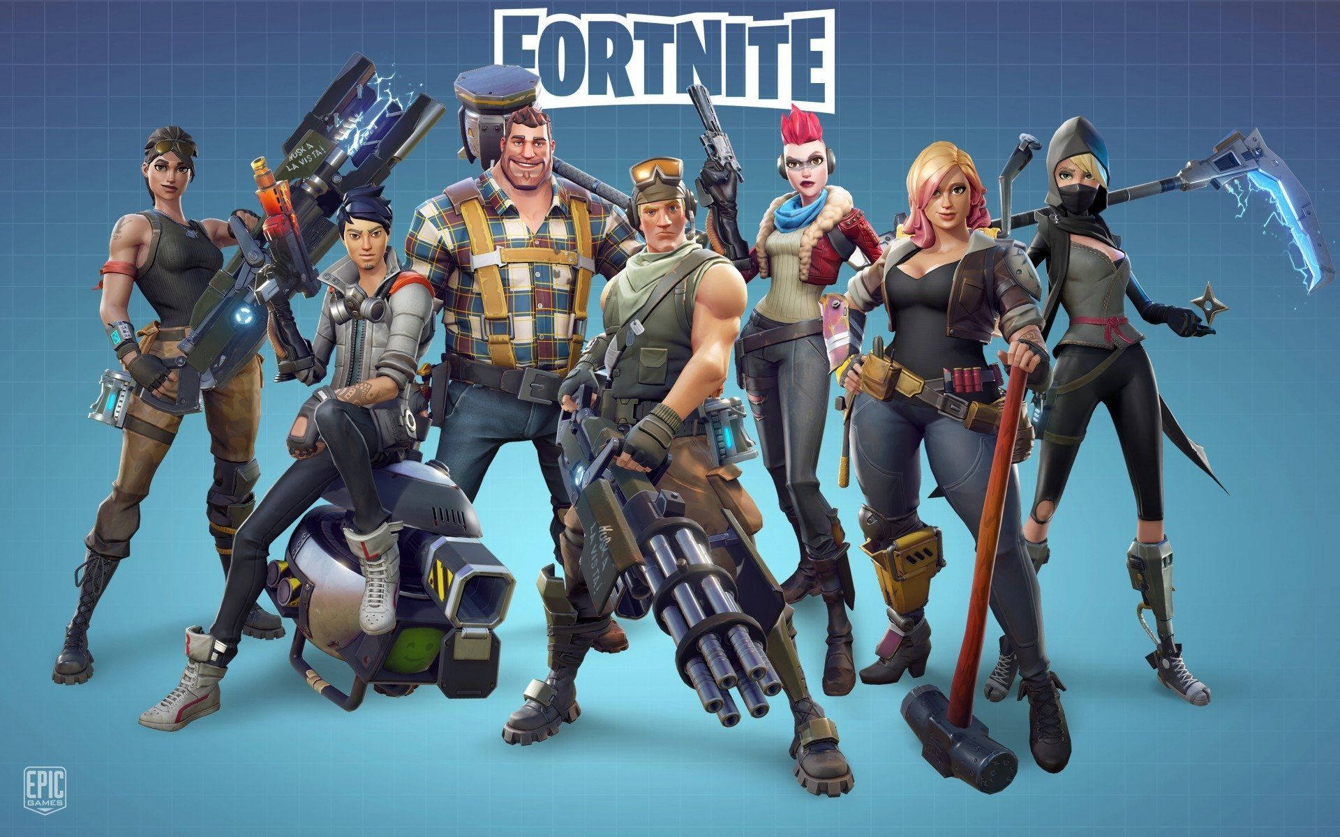 El Sueño de un Gamer - La Épica Batalla Campal de Fortnite Fondos de pantalla