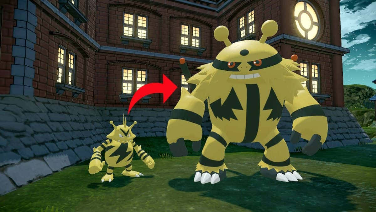 Electabuzz Cargando Energía en Batalla Pokémon Fondos de pantalla