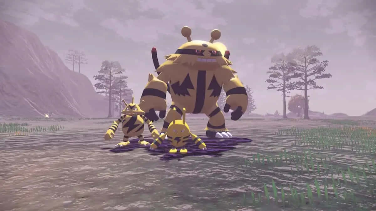 Electabuzz con Electivire y Elekid Fondos de pantalla