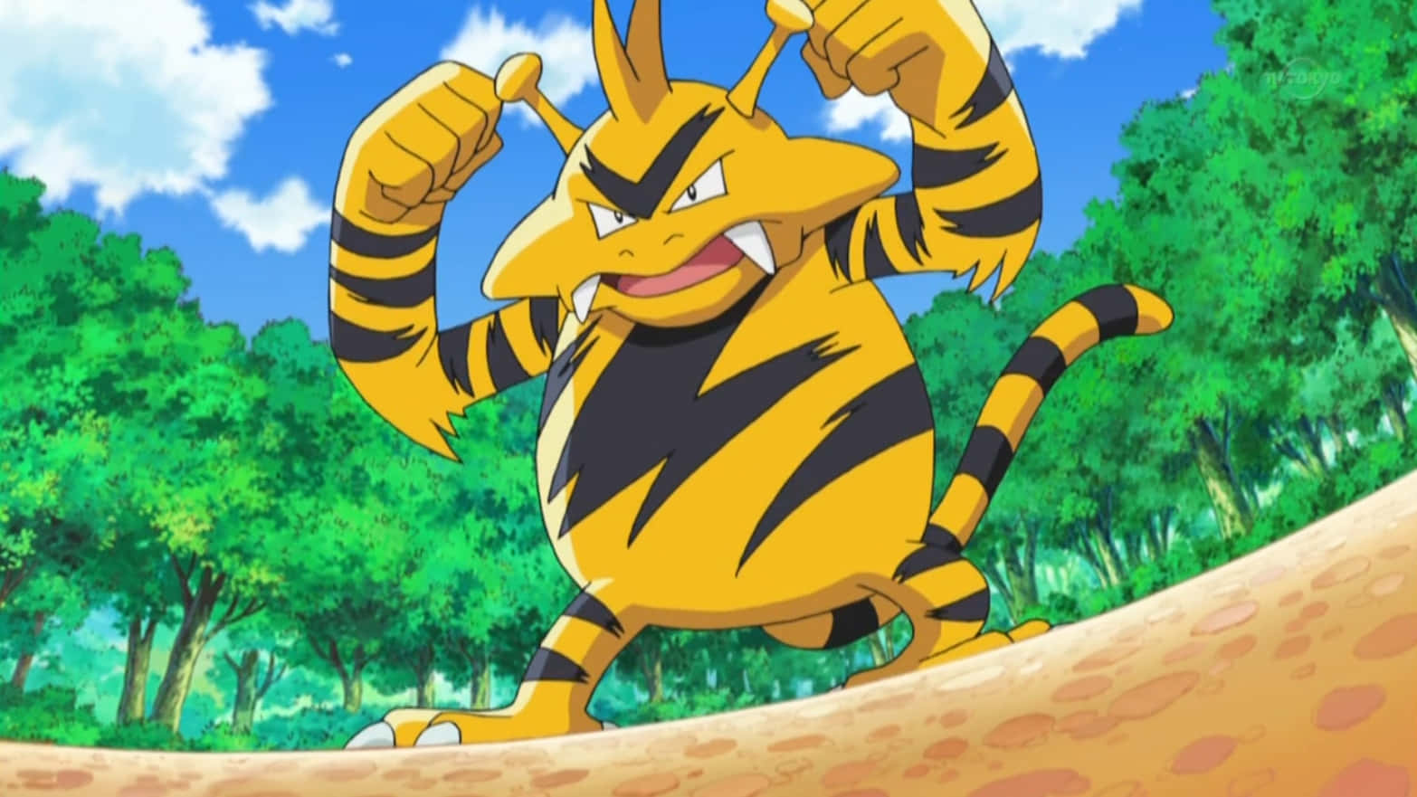 Electabuzz en el anime de Pokémon Fondos de pantalla
