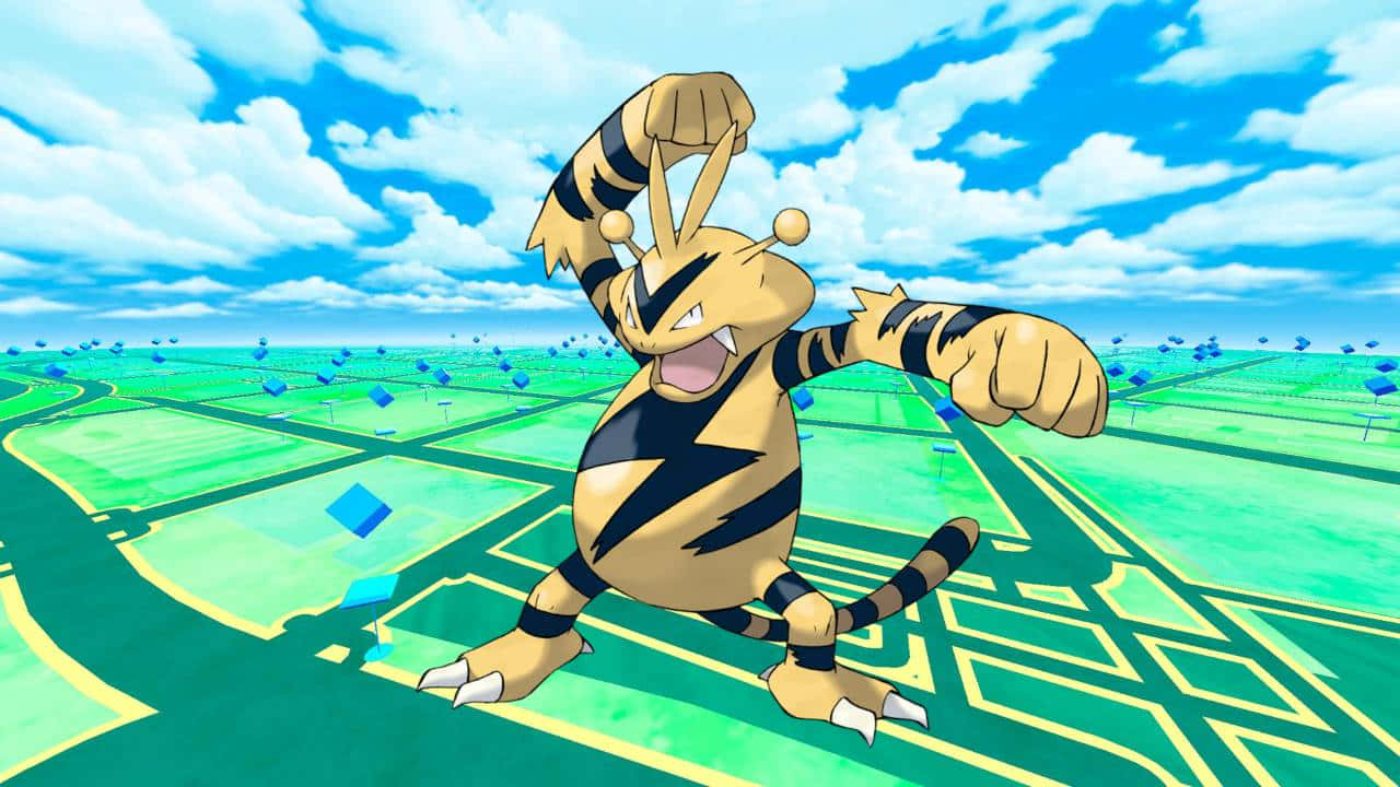 Electabuzz explorando en el universo de Pokemon Go Fondos de pantalla
