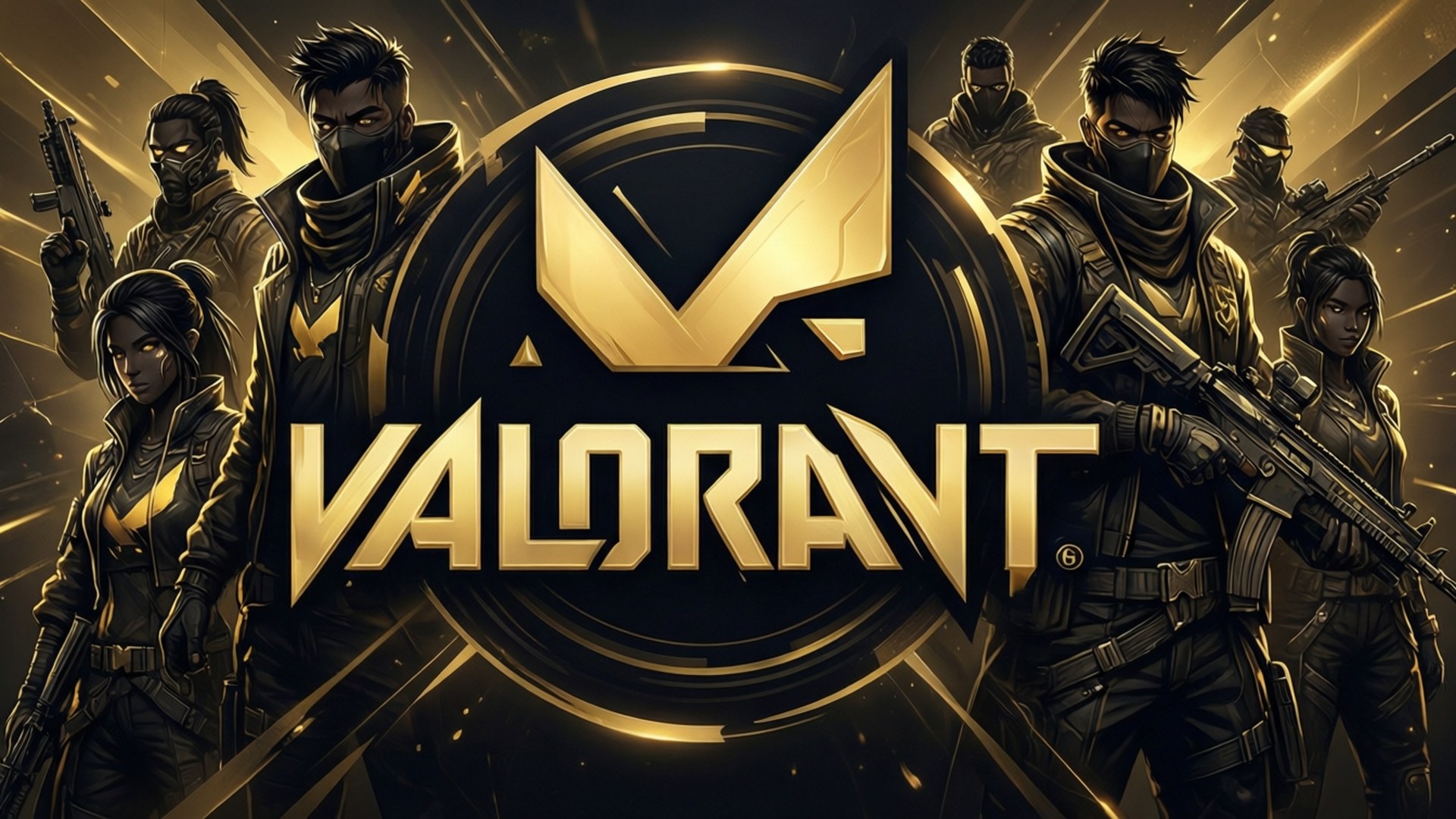Elegancia del logotipo de Valorant Fondos de pantalla