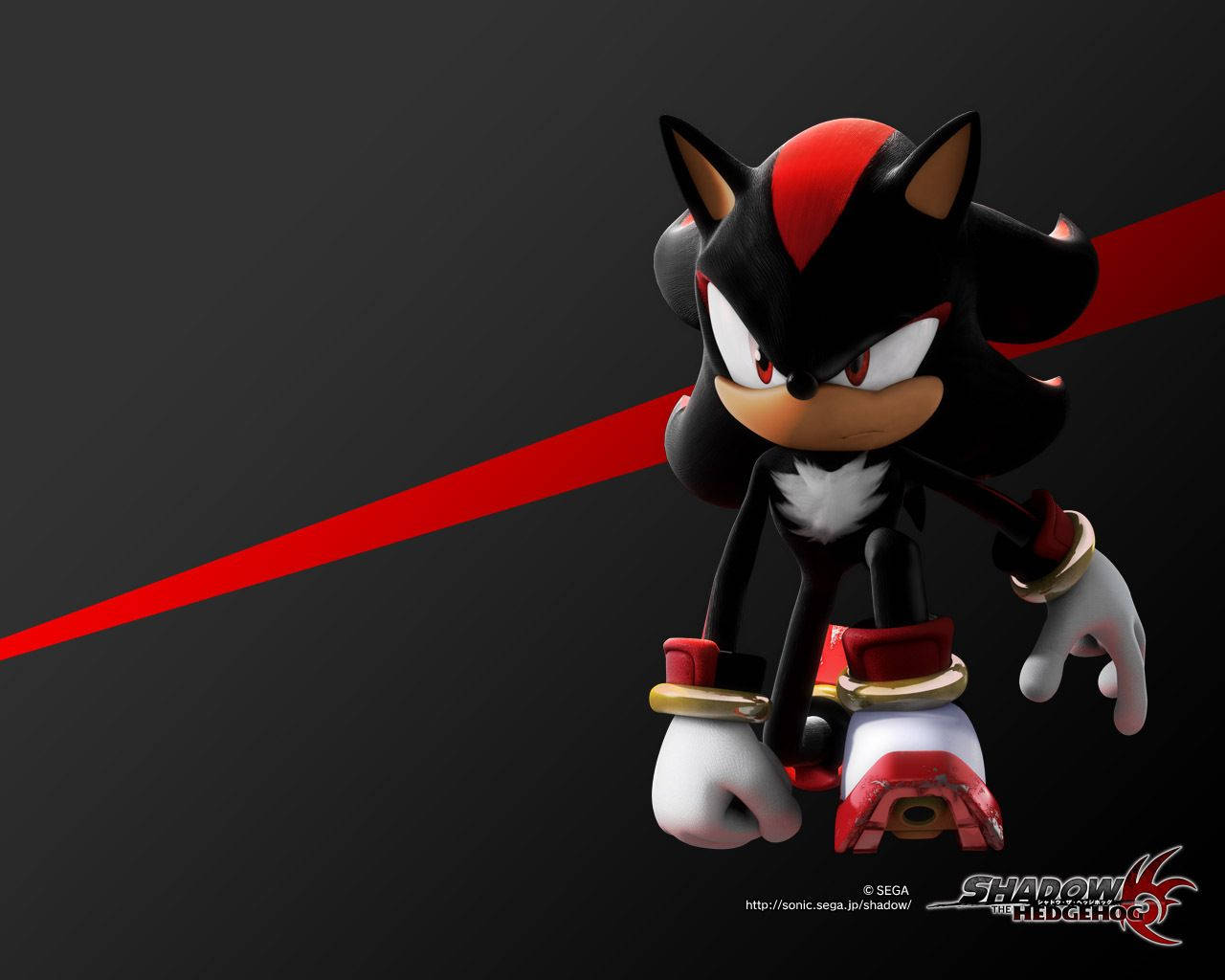 Elegancia Enigmática de Shadow the Hedgehog Pfp - Una Obra de Arte Digital 3D Fondos de pantalla