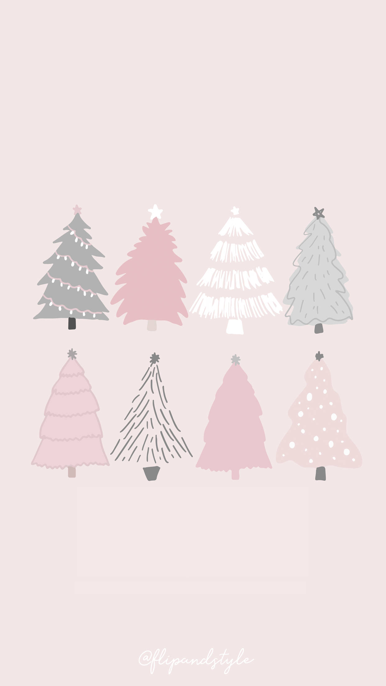 Elegancia Festiva con Tema Navideño Prep Fondos de pantalla