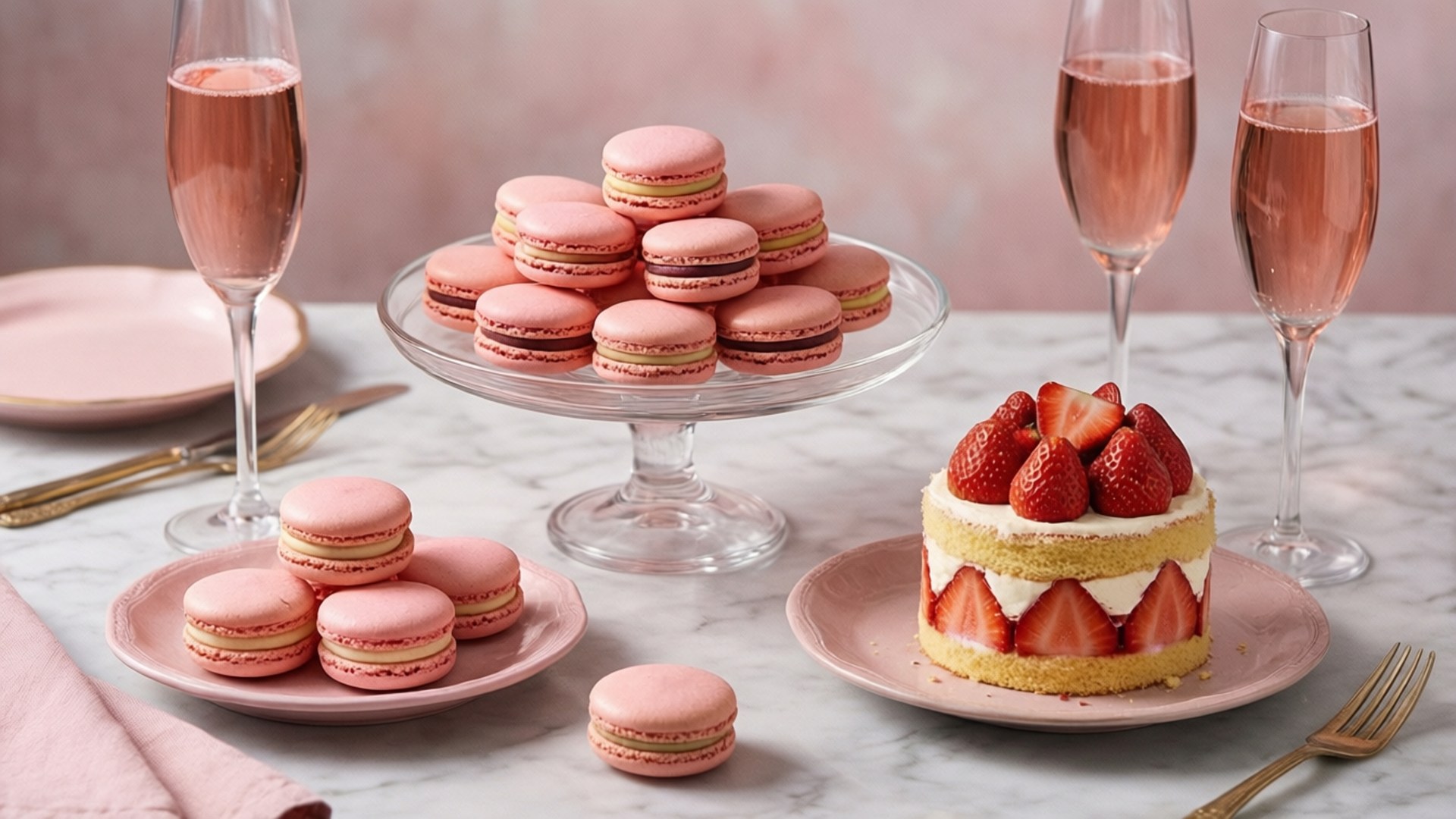 Elegancia Rosa de Postre Fondos de pantalla
