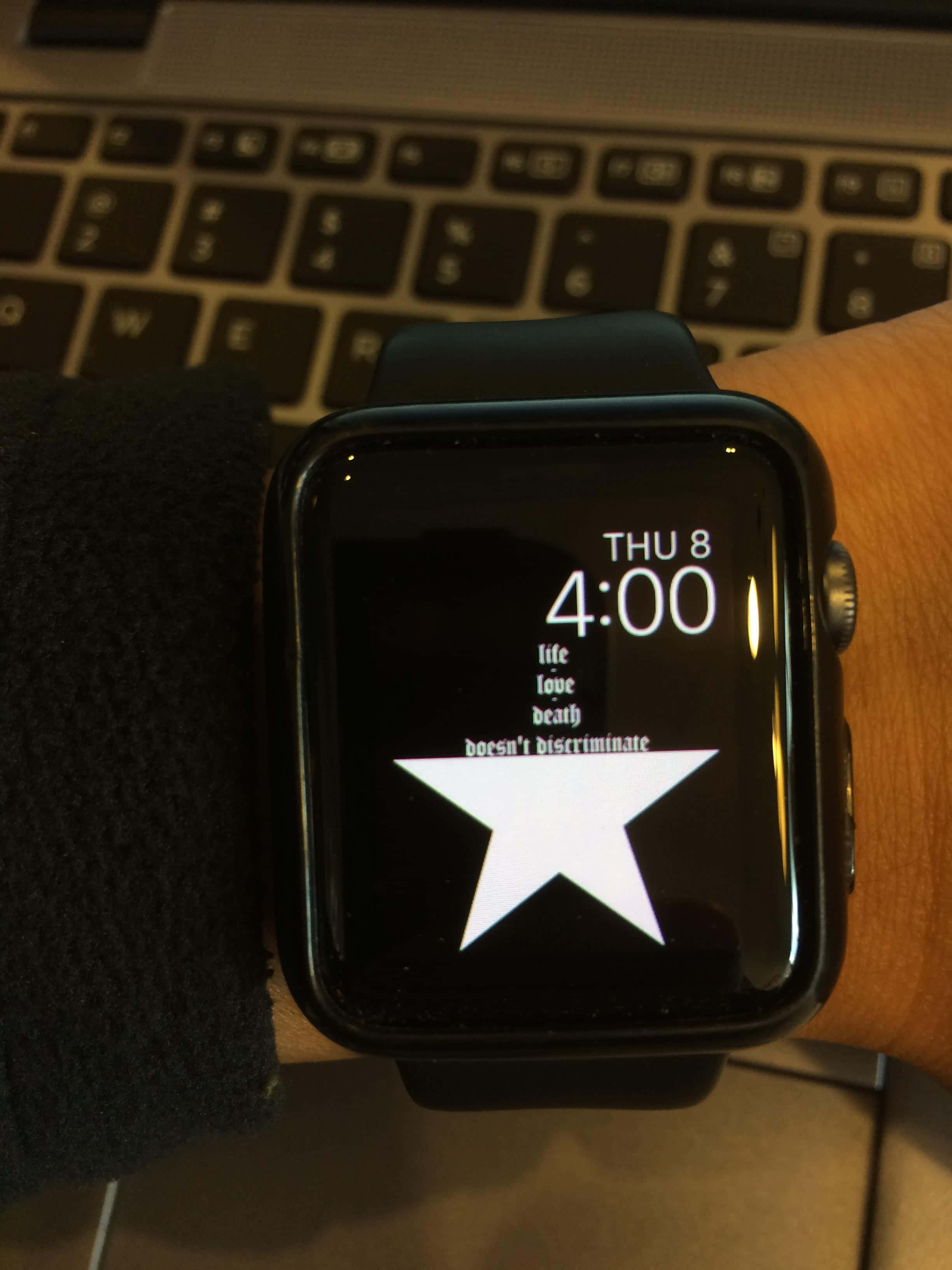 Elegante Apple Watch destacando funciones de fitness Fondos de pantalla