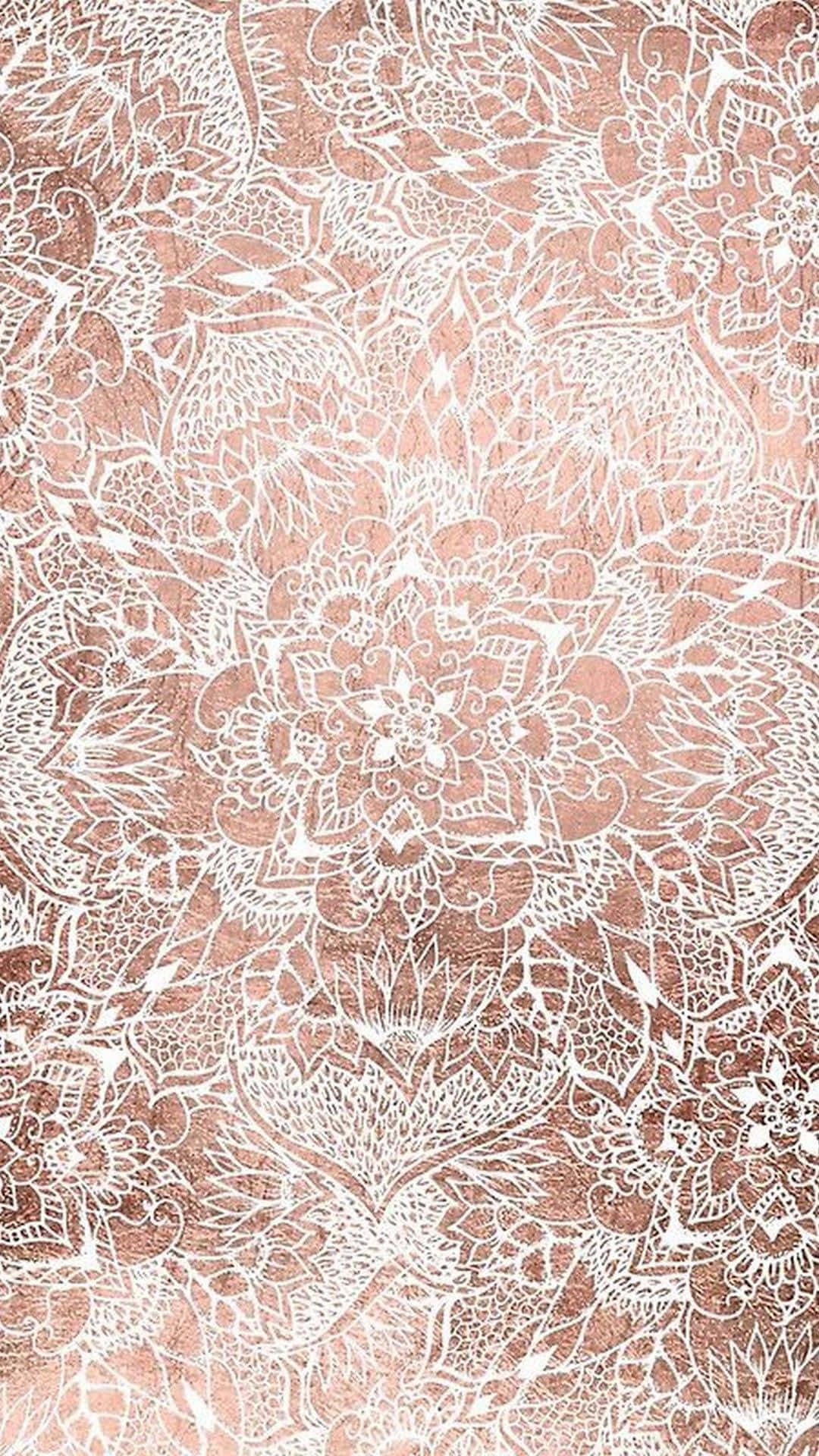 Elegante Estética Rosa Dorado Fondos de pantalla