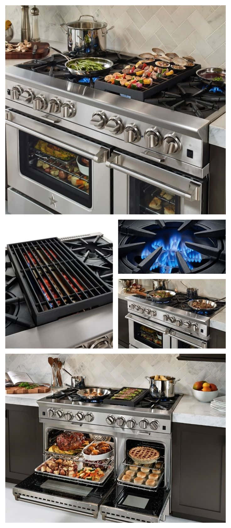 Elegante Estufa de Cocina Moderna Fondos de pantalla