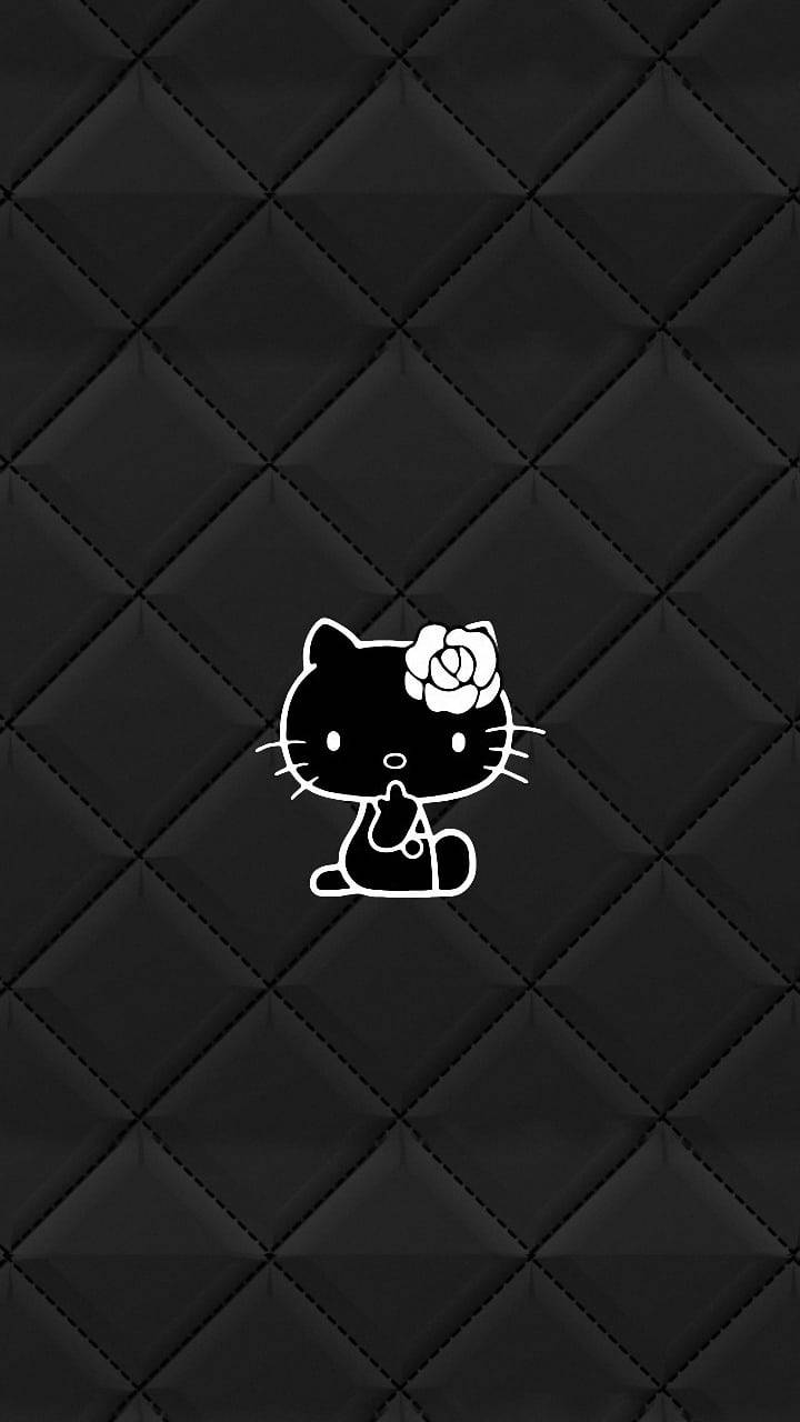 Elegante Hello Kitty Negra Fondos de pantalla