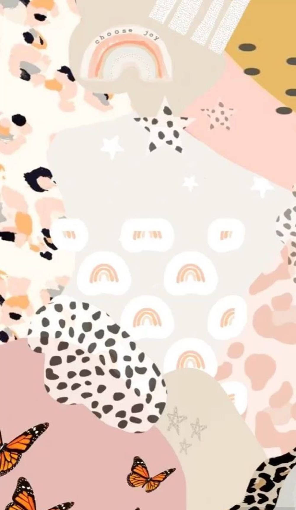Elige Alegría Boho Simple Fondos de pantalla