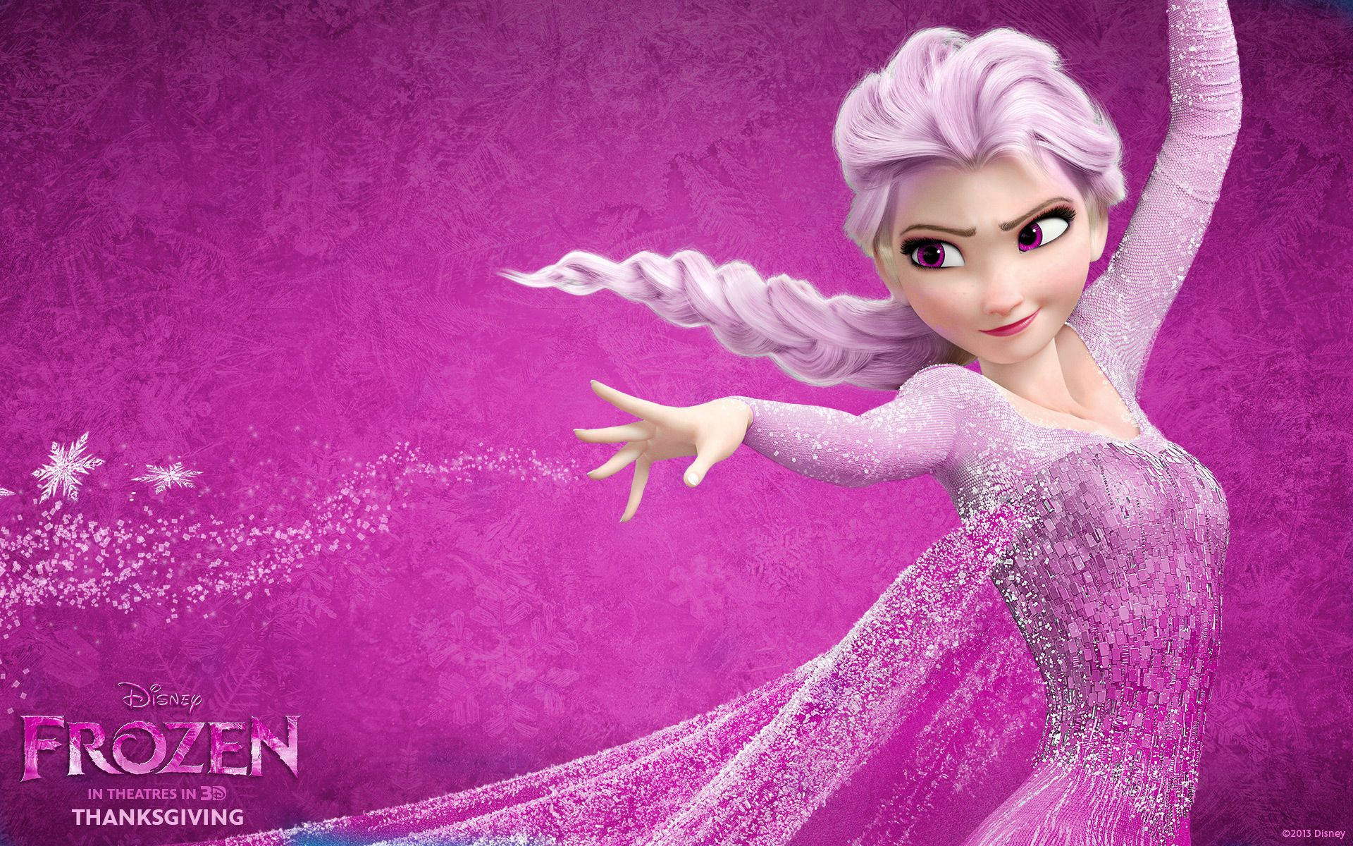 Elsa Rosa Frozen Let It Go Fondos de pantalla
