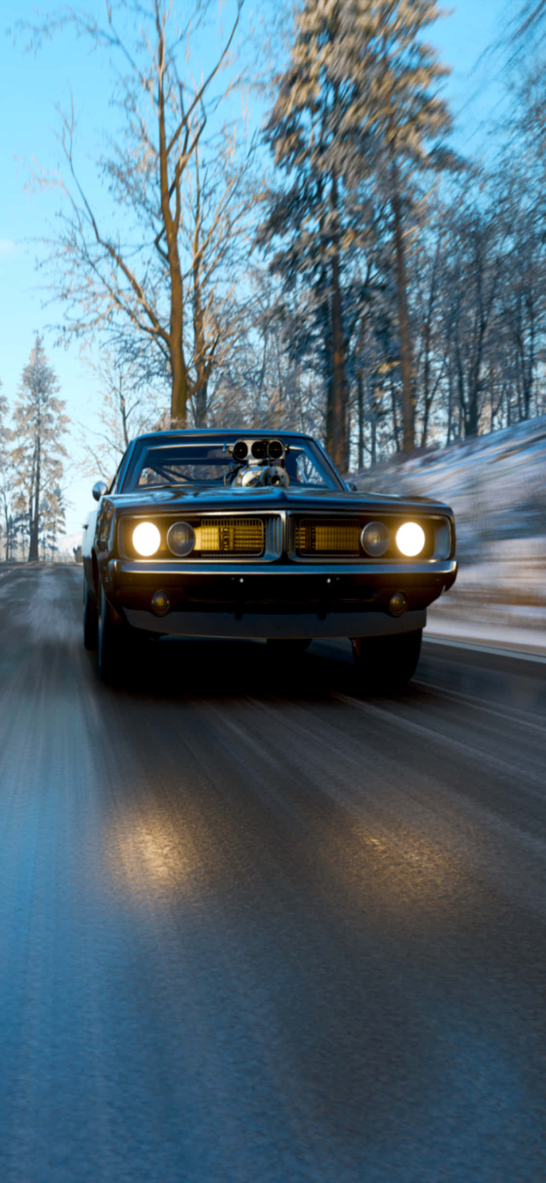 Embárcate en un viaje de carreras inolvidable con el impresionante Forza Horizon 4 en el potente iPhone Xs. Fondos de pantalla