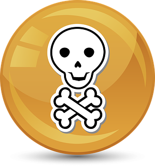 Emblema de Calavera y Tibias Cruzadas Fondos de pantalla