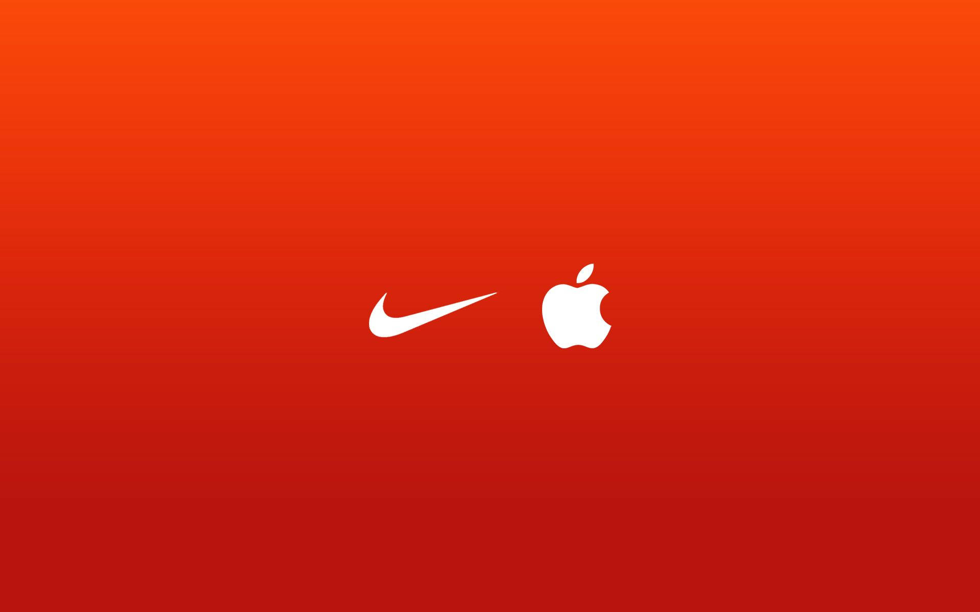 Emblema minimalista de Nike y Apple Fondos de pantalla