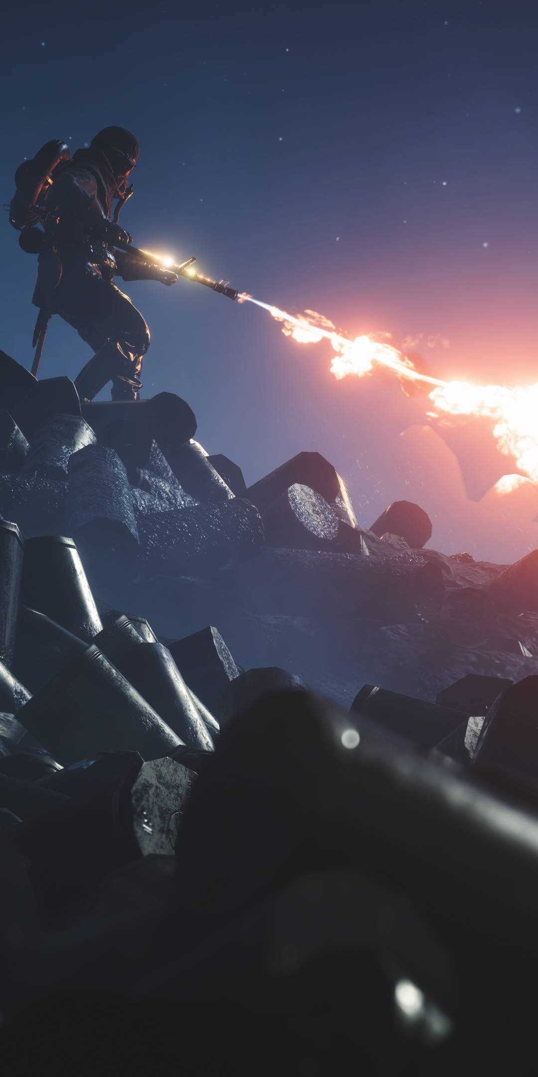 Emoción intensa con el Lanzallamas de Battlefield 1 en tu teléfono. Fondos de pantalla