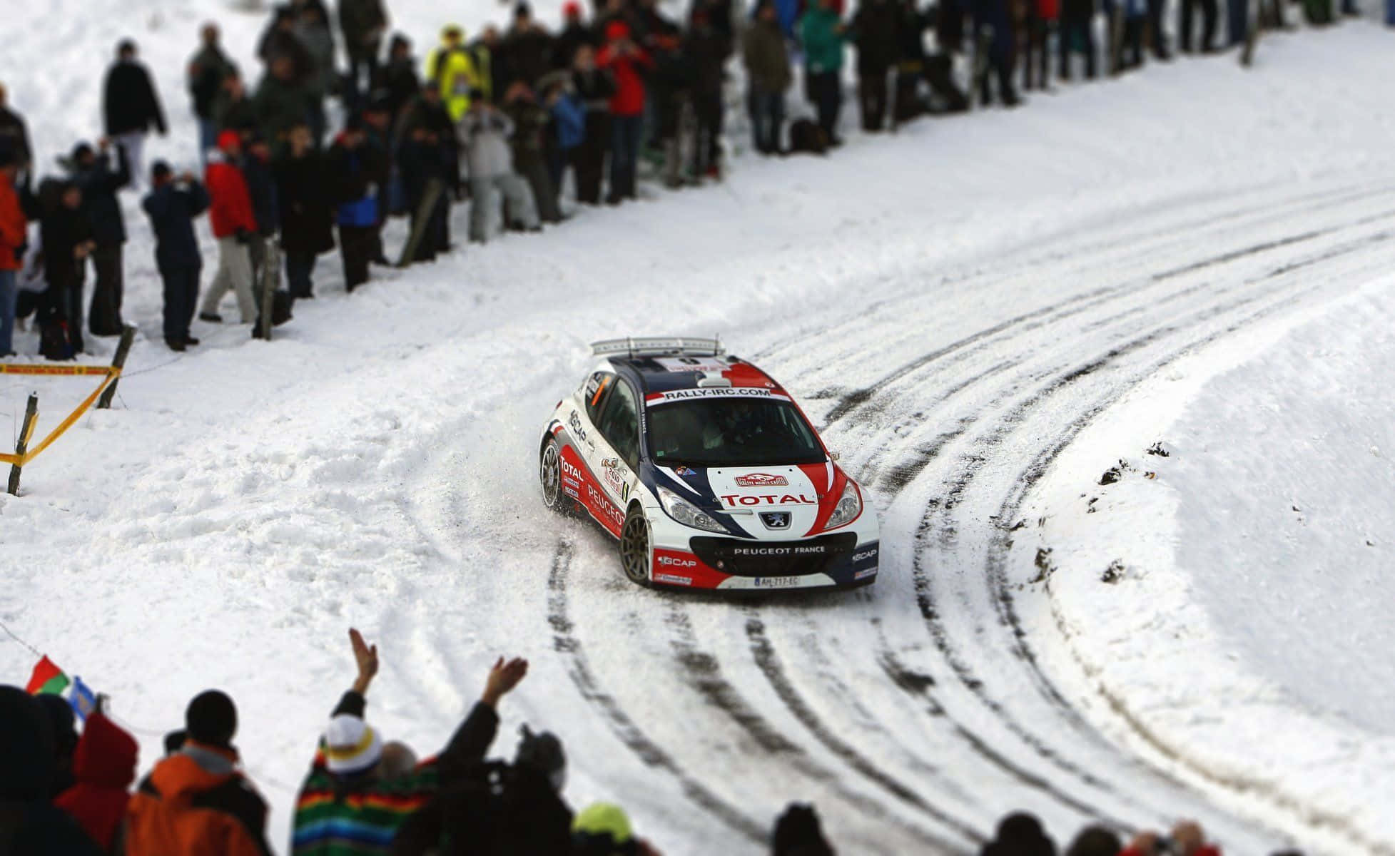 Emocionante Carrera sobre Hielo en Lago Congelado Fondos de pantalla