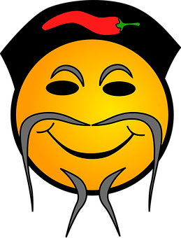 Emoji de cara sonriente picante Fondos de pantalla