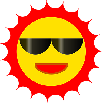 Emoji de sol veraniego genial Fondos de pantalla