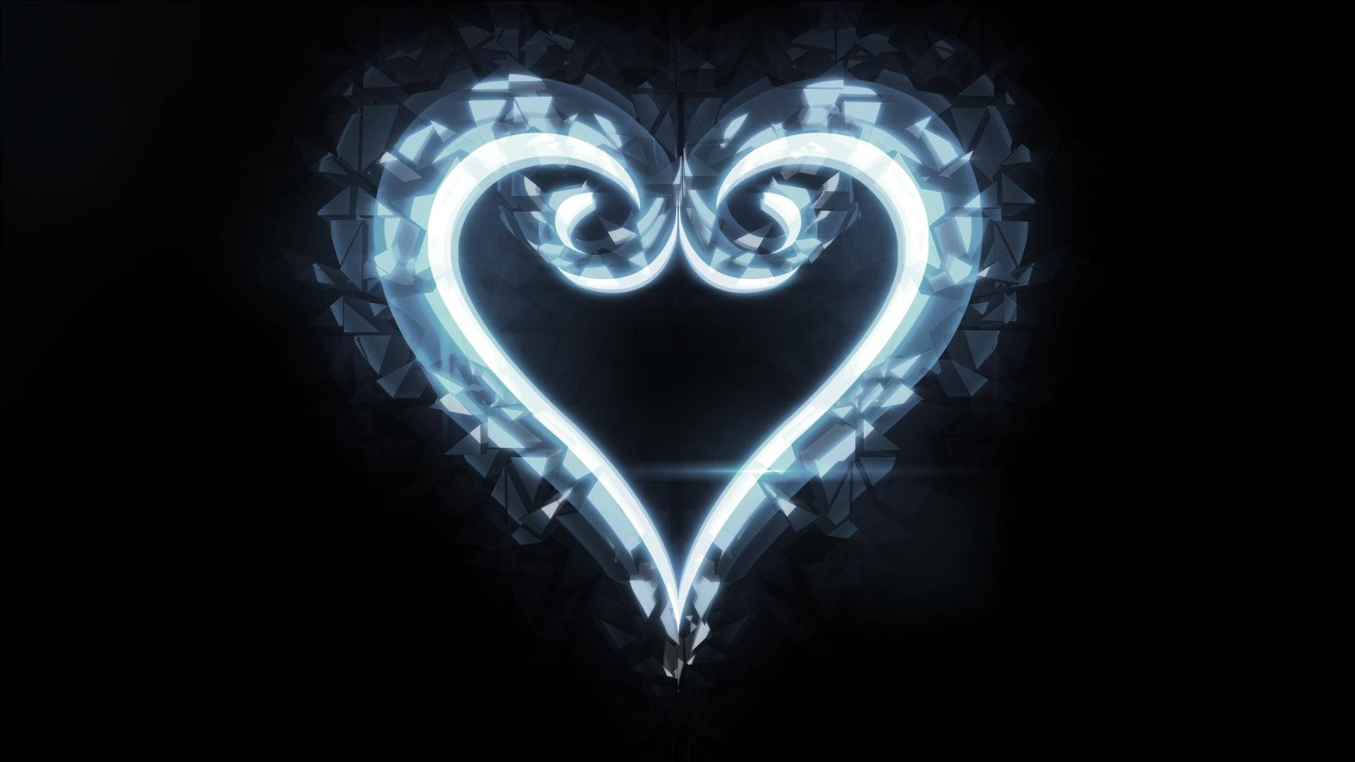 Encantadora exhibición del logo de Kingdom Hearts Fondos de pantalla