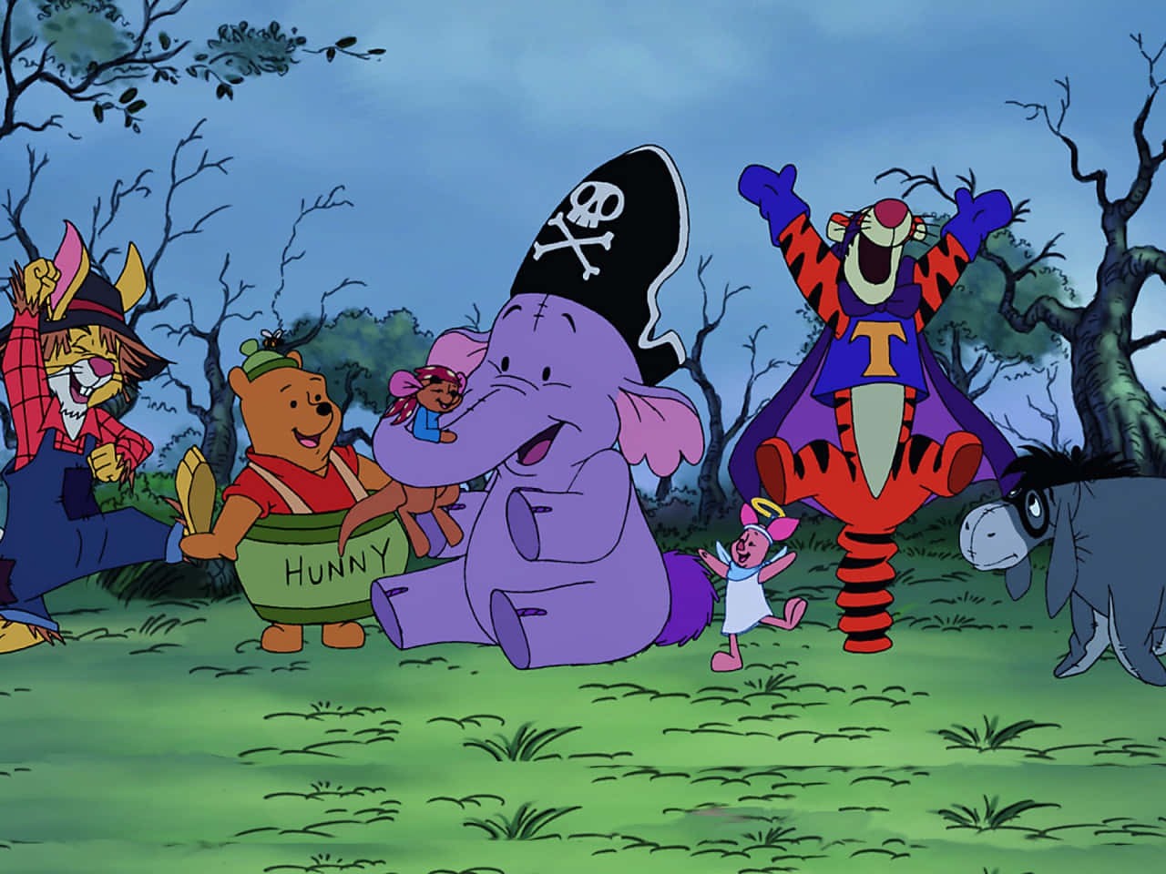 Encantadora Noche de Halloween de Disney Fondos de pantalla