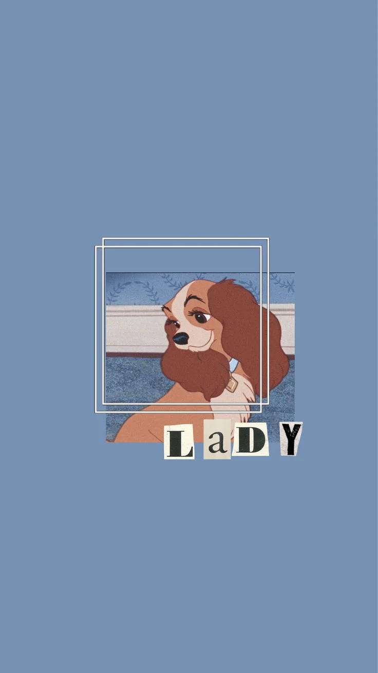 Encantadora Perrita Dama de Caricatura Estética Fondos de pantalla