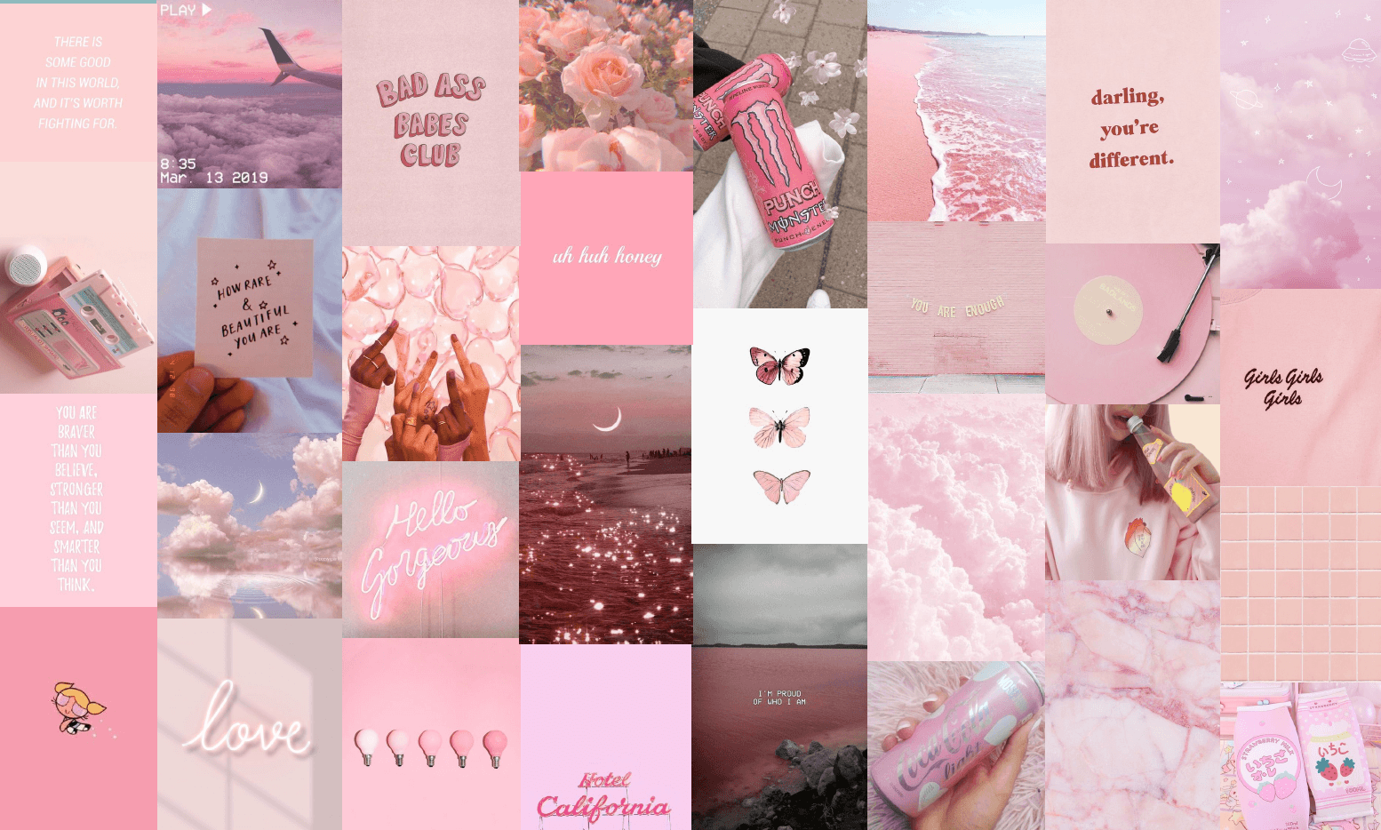 Encanto Cautivador de la Estética Rosa Fondos de pantalla