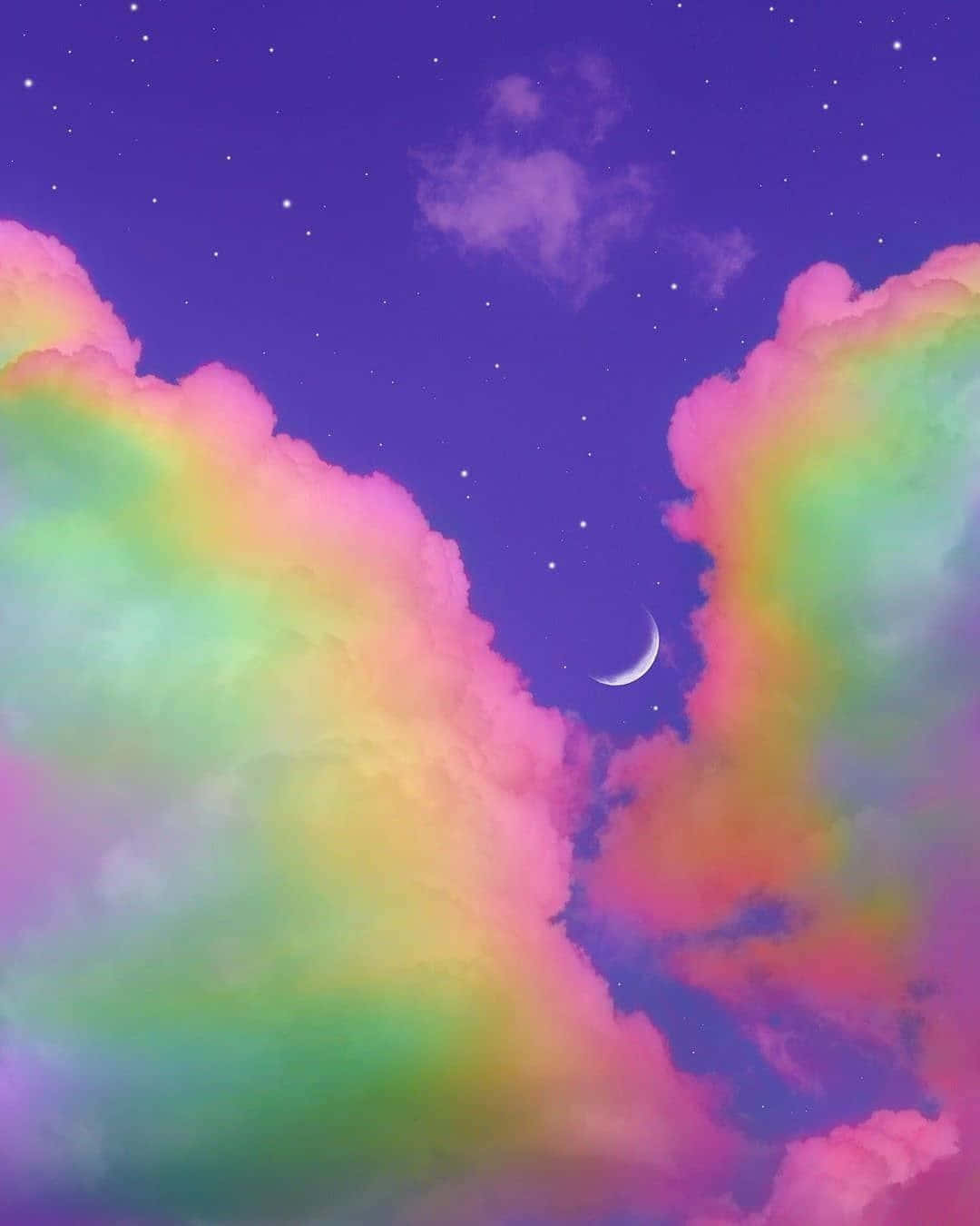 Encanto Colorido - Un Fondo Estético de Arcoíris Soñador Fondos de pantalla