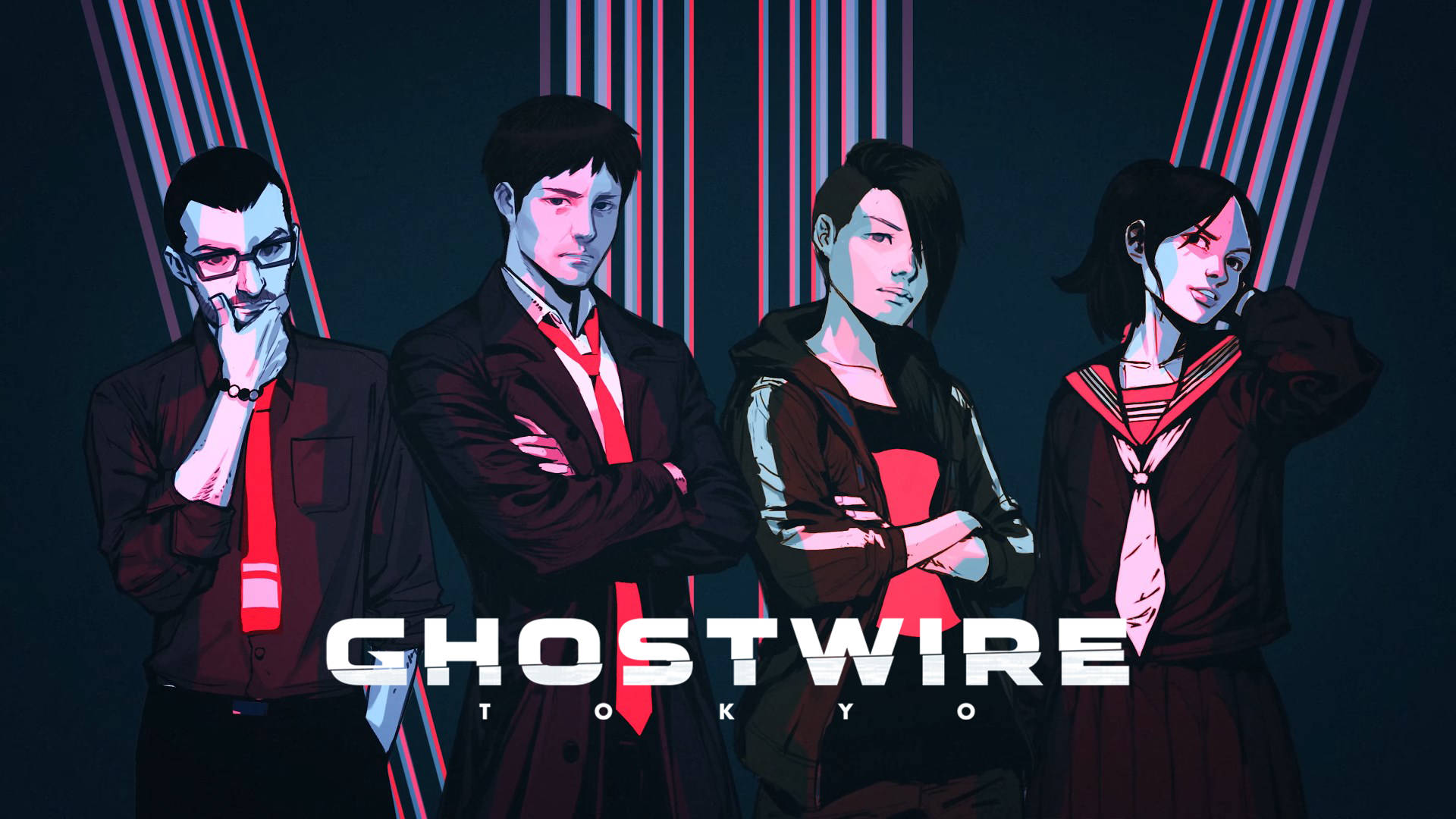 Enemigos humanos enigmáticos en el juego Ghostwire Tokyo Fondos de pantalla