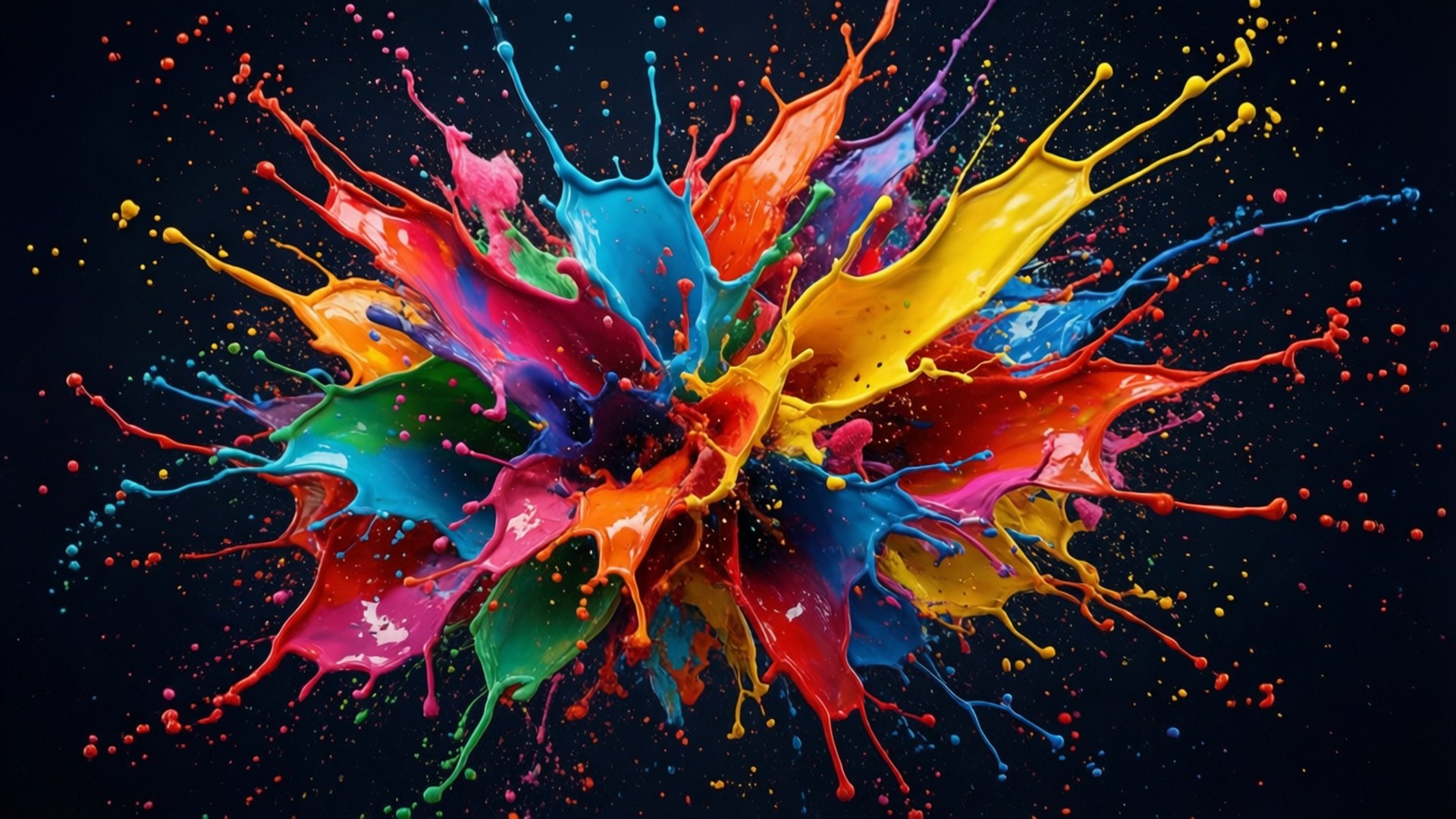 Energía de Salpicadura de Pintura Fondos de pantalla