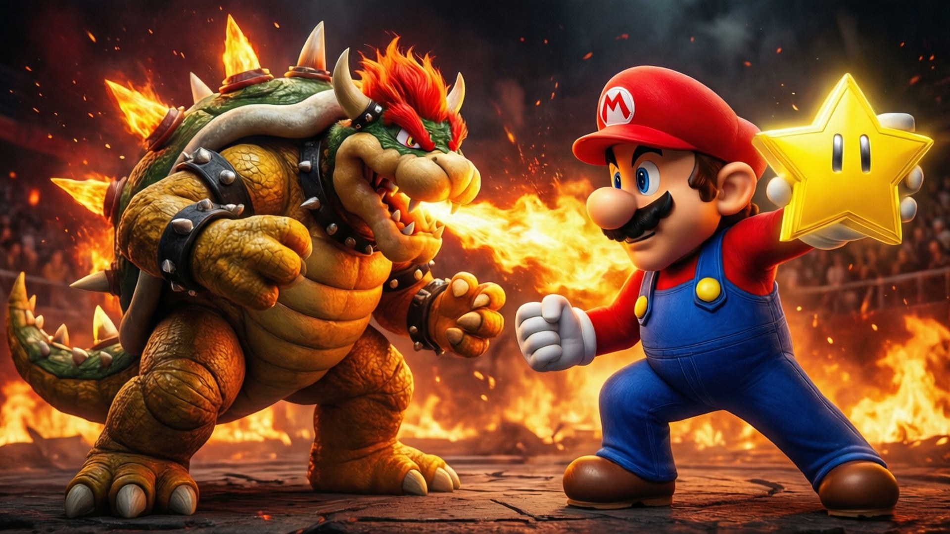 Enfrentamiento con Bowser Fondos de pantalla