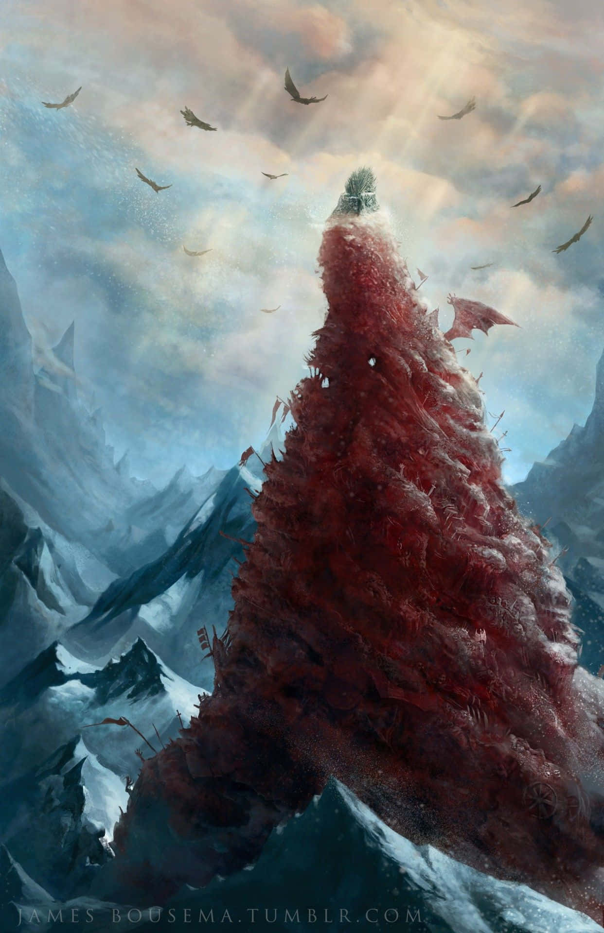 Enfrentamiento Épico en Invernalia - Escenario de Game of Thrones Fondos de pantalla