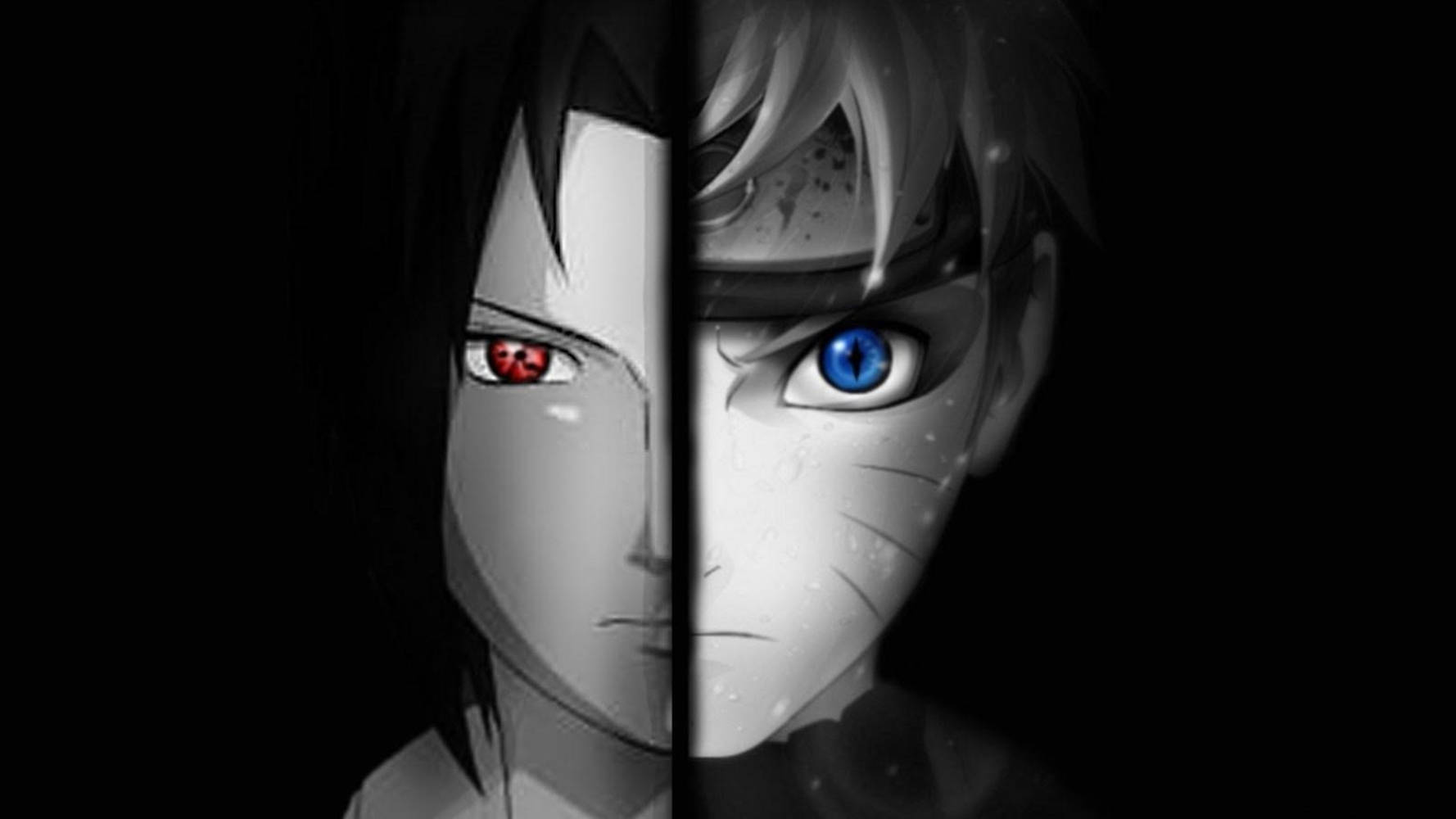Enfrentamiento Sasuke y Naruto Portátil Fondos de pantalla