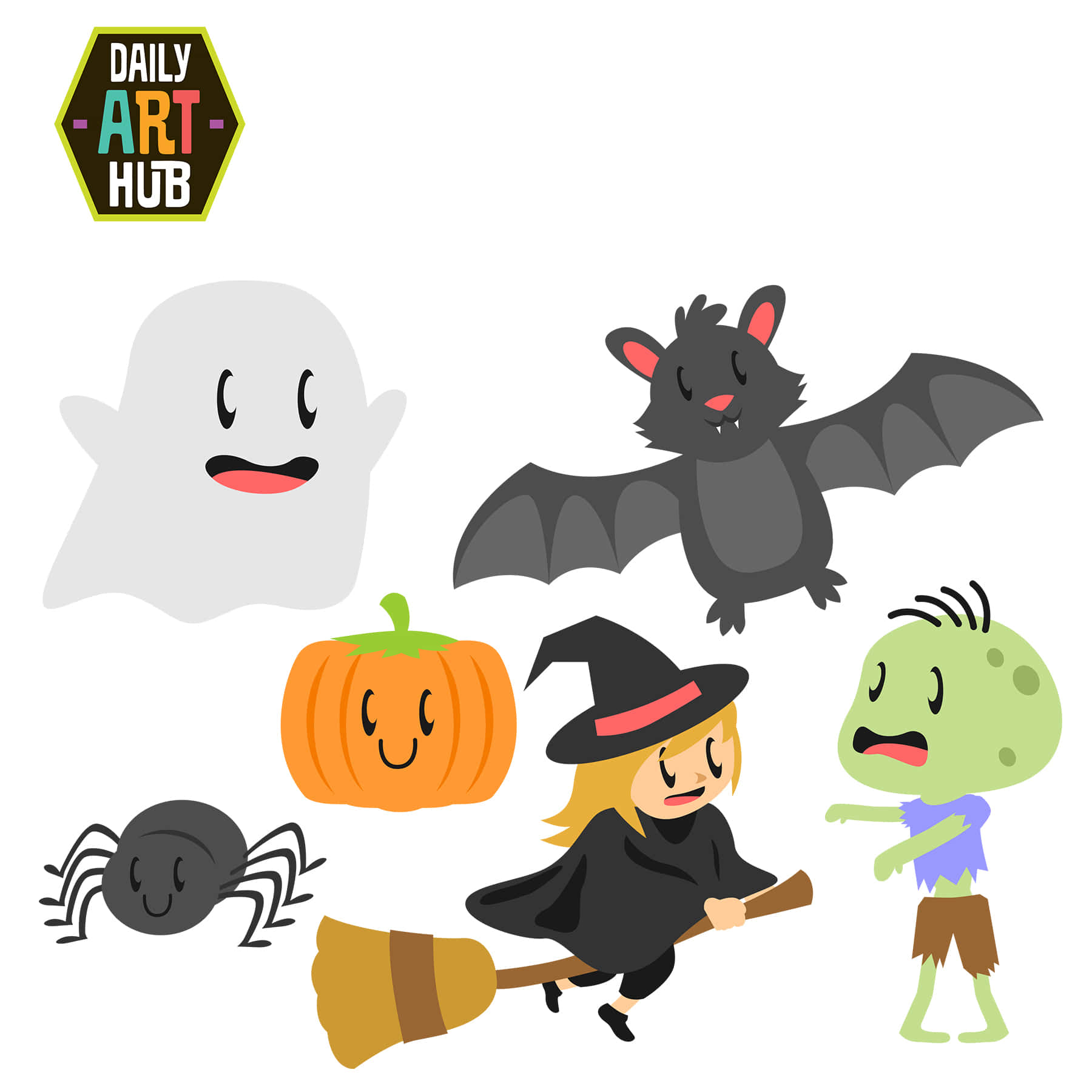 ¡Entra en el espíritu espeluznante de esta temporada de Halloween con esta adorable imagen! Fondos de pantalla