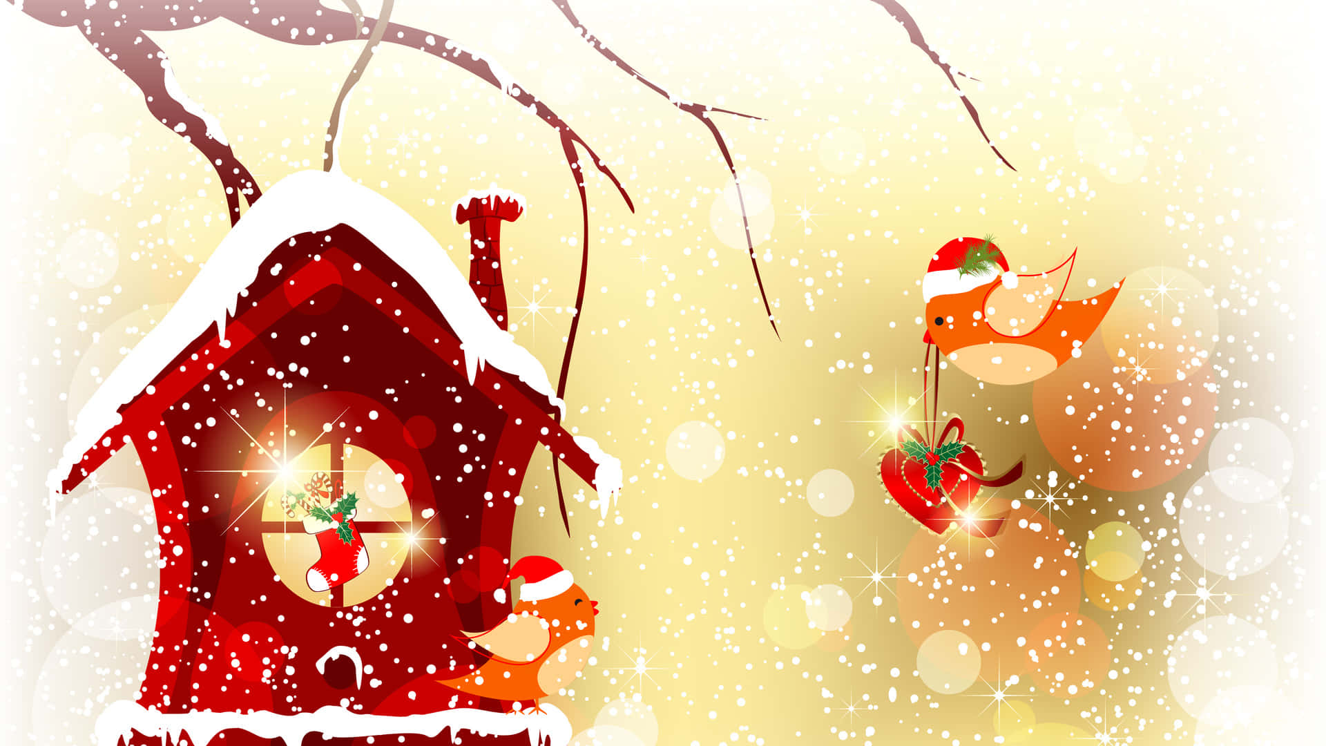 ¡Entra en el espíritu navideño con este lindo fondo de Navidad! Fondos de pantalla