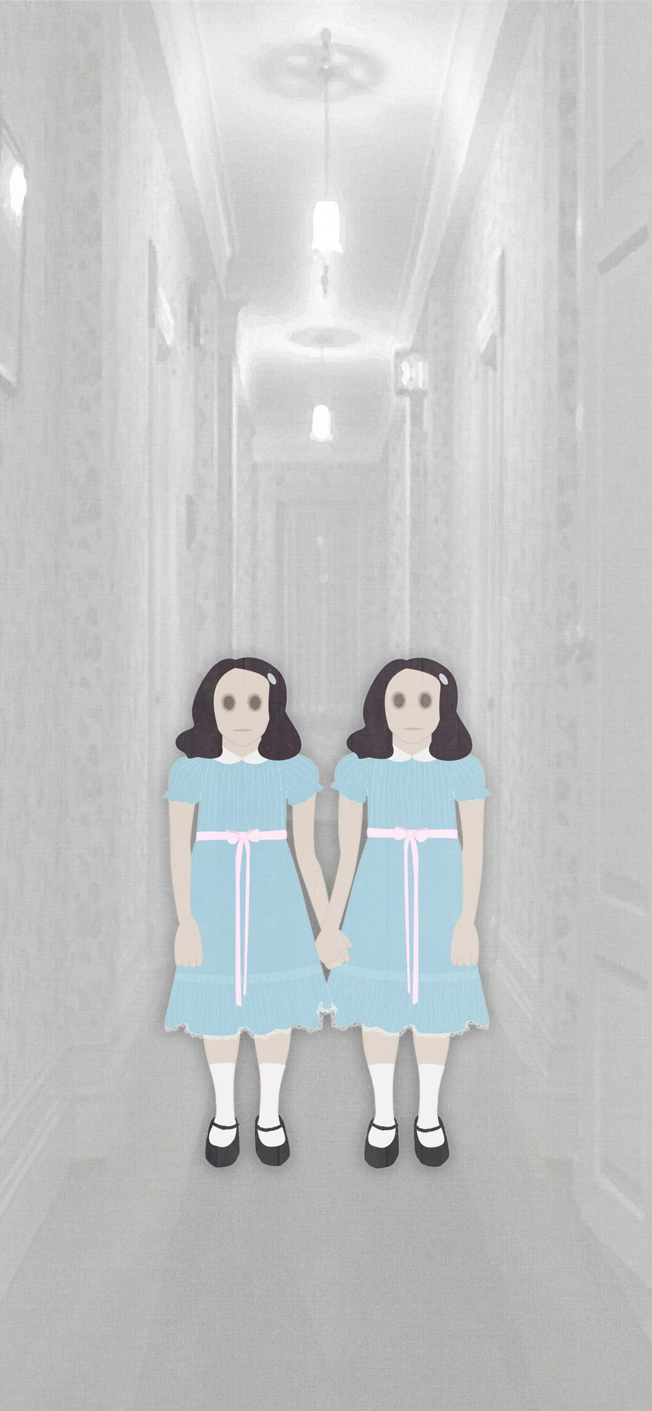 Entra en el espíritu tenebroso con un teléfono de Halloween festivo Fondos de pantalla