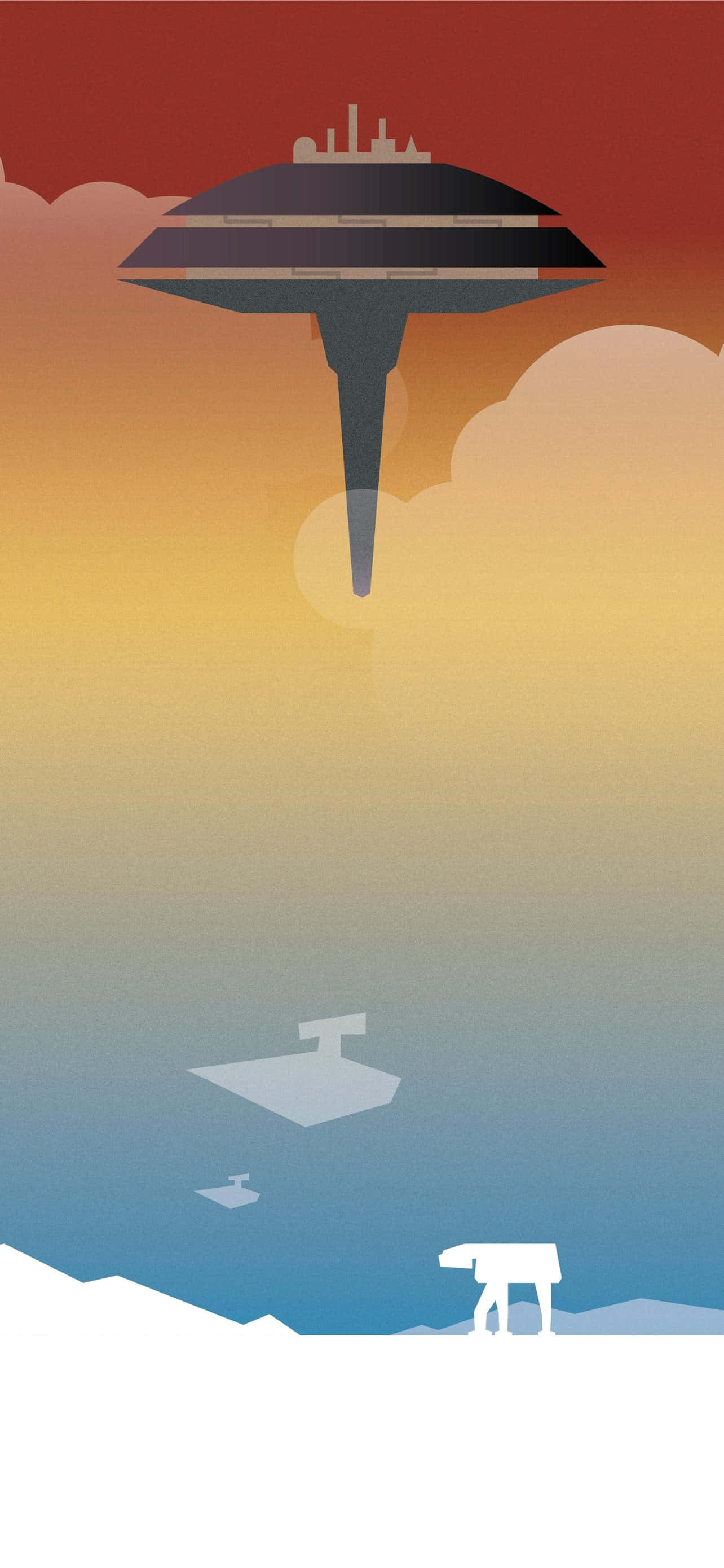 Entra en las Nubes de Bespin para una Vista Majestuosa Fondos de pantalla