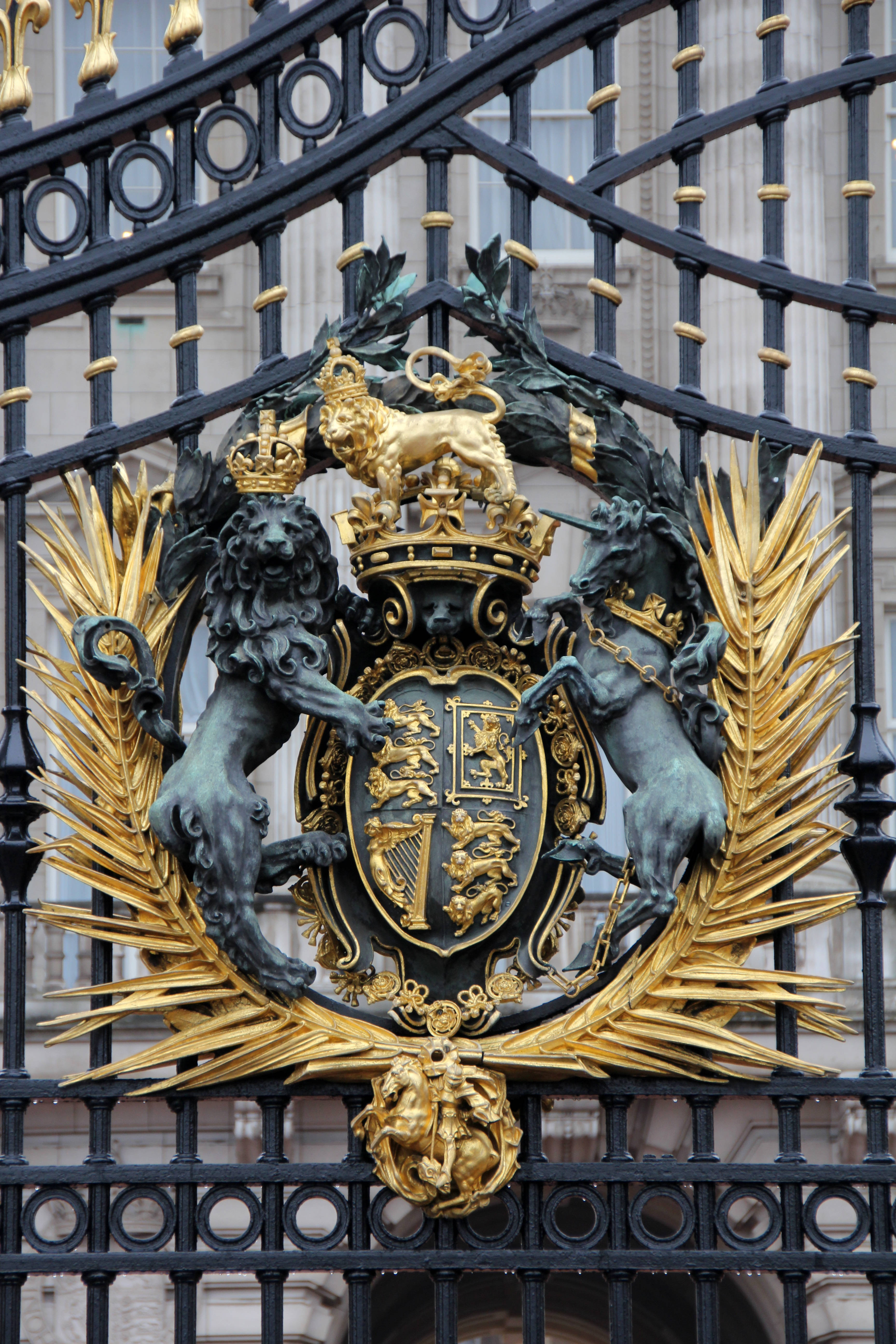 Entrada de la Puerta del Palacio de Buckingham Fondos de pantalla