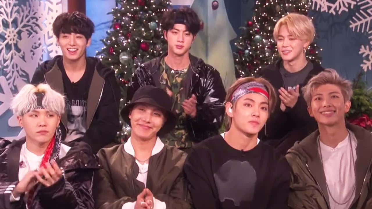 Entrevista navideña de BTS Fondos de pantalla